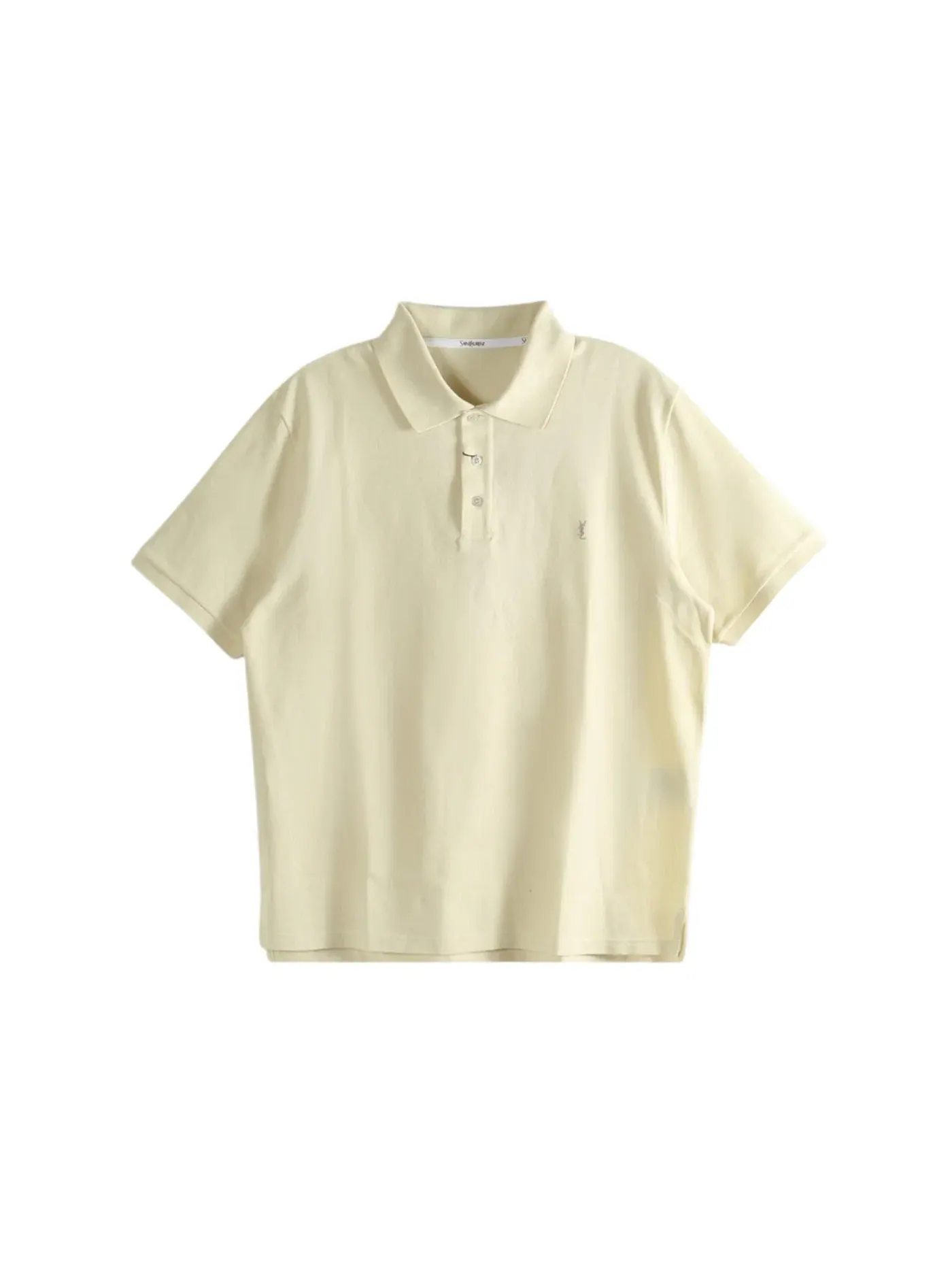 Мужское поло Saint Laurent Shirt, Jonquille Vert — изображение 1 из 1
