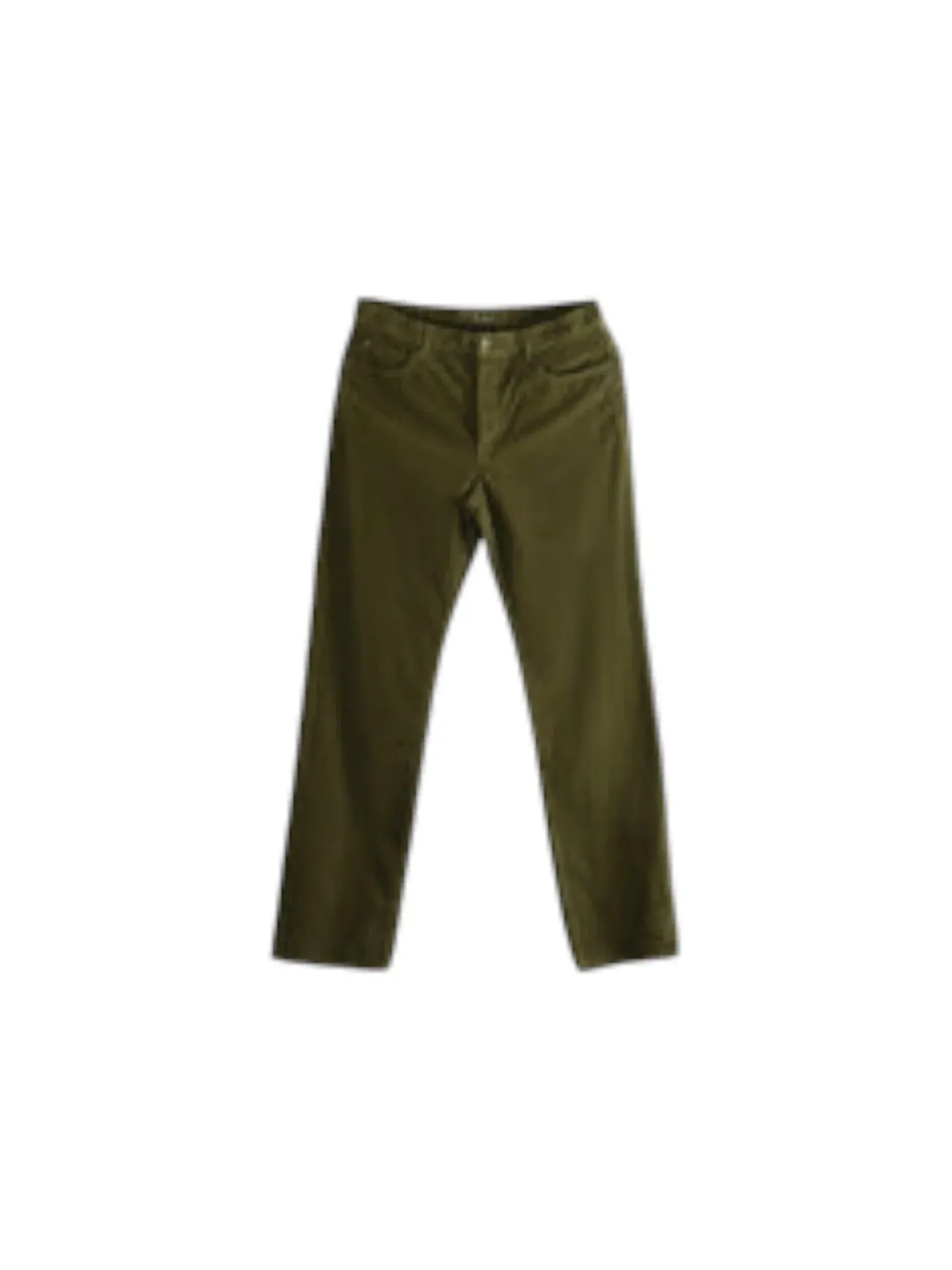 Мужские джинсы с потертостями Saint Laurent Jeans, Hunting Kaki — изображение 1 из 1