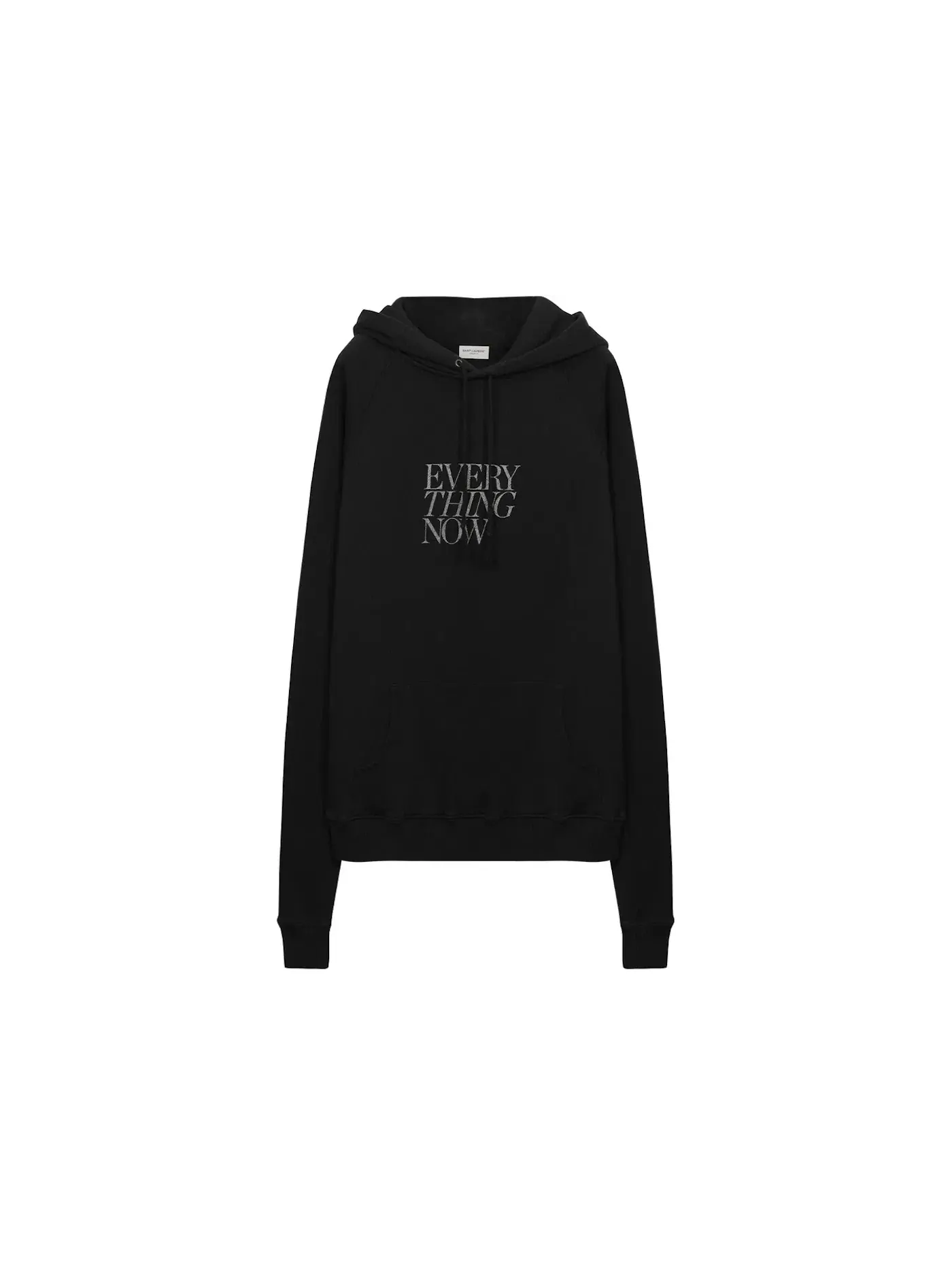 Мужской свитшот с принтом Slogan Saint Laurent — изображение 1 из 1, черный