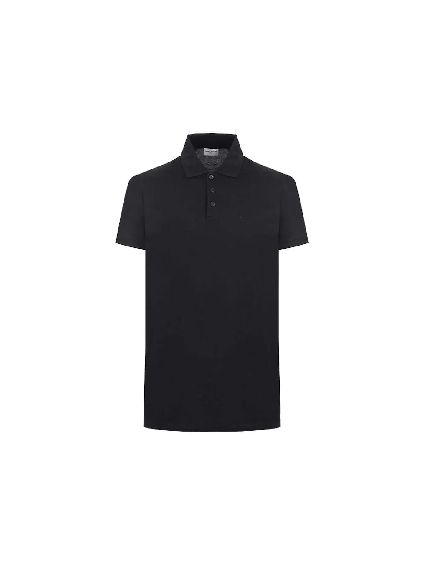 Мужское поло с коротким рукавом Saint Laurent Polo — изображение 1 из 2, черный