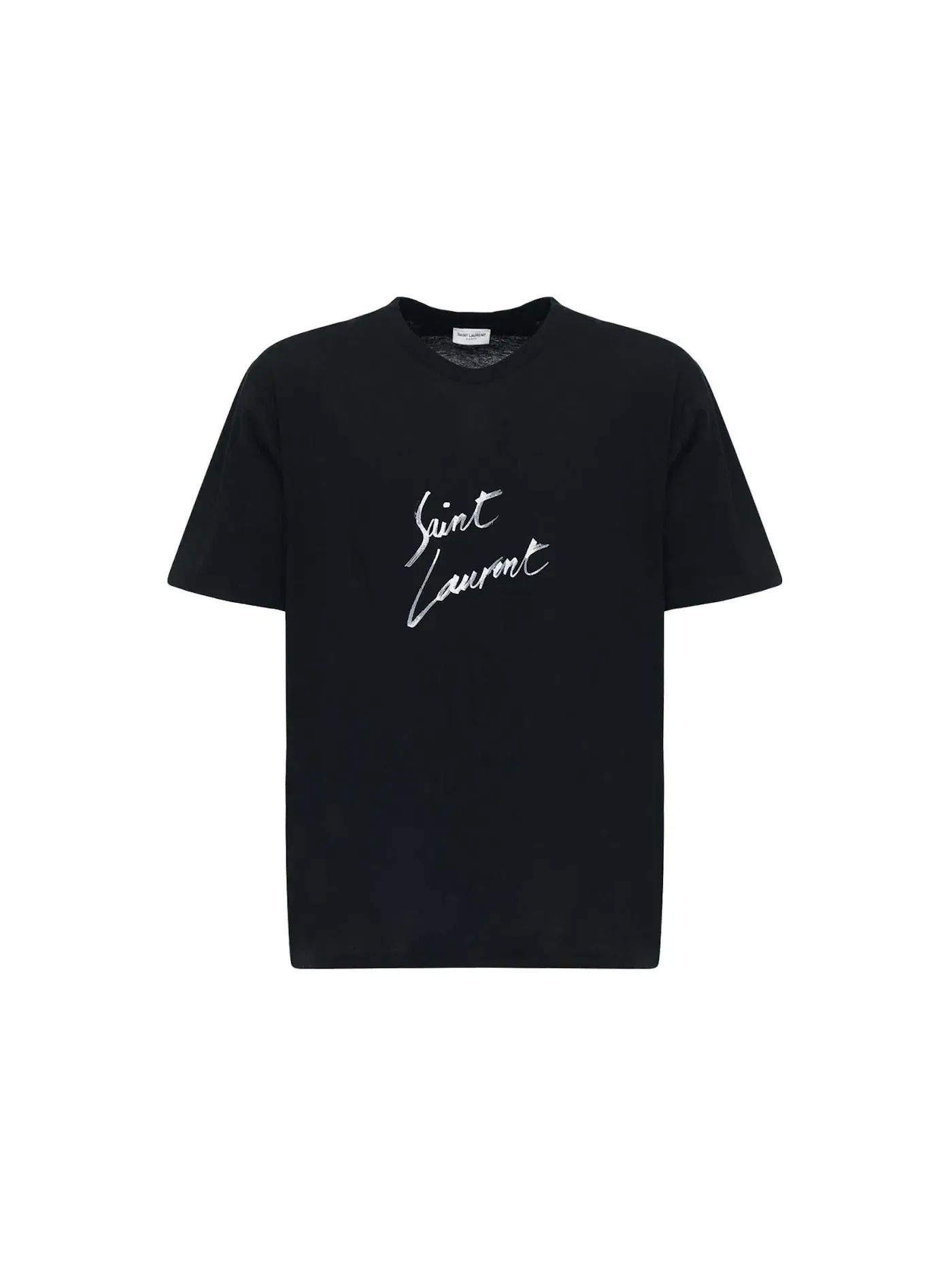 Мужская футболка с принтом Saint Laurent T-shirt — изображение 1 из 1, черный