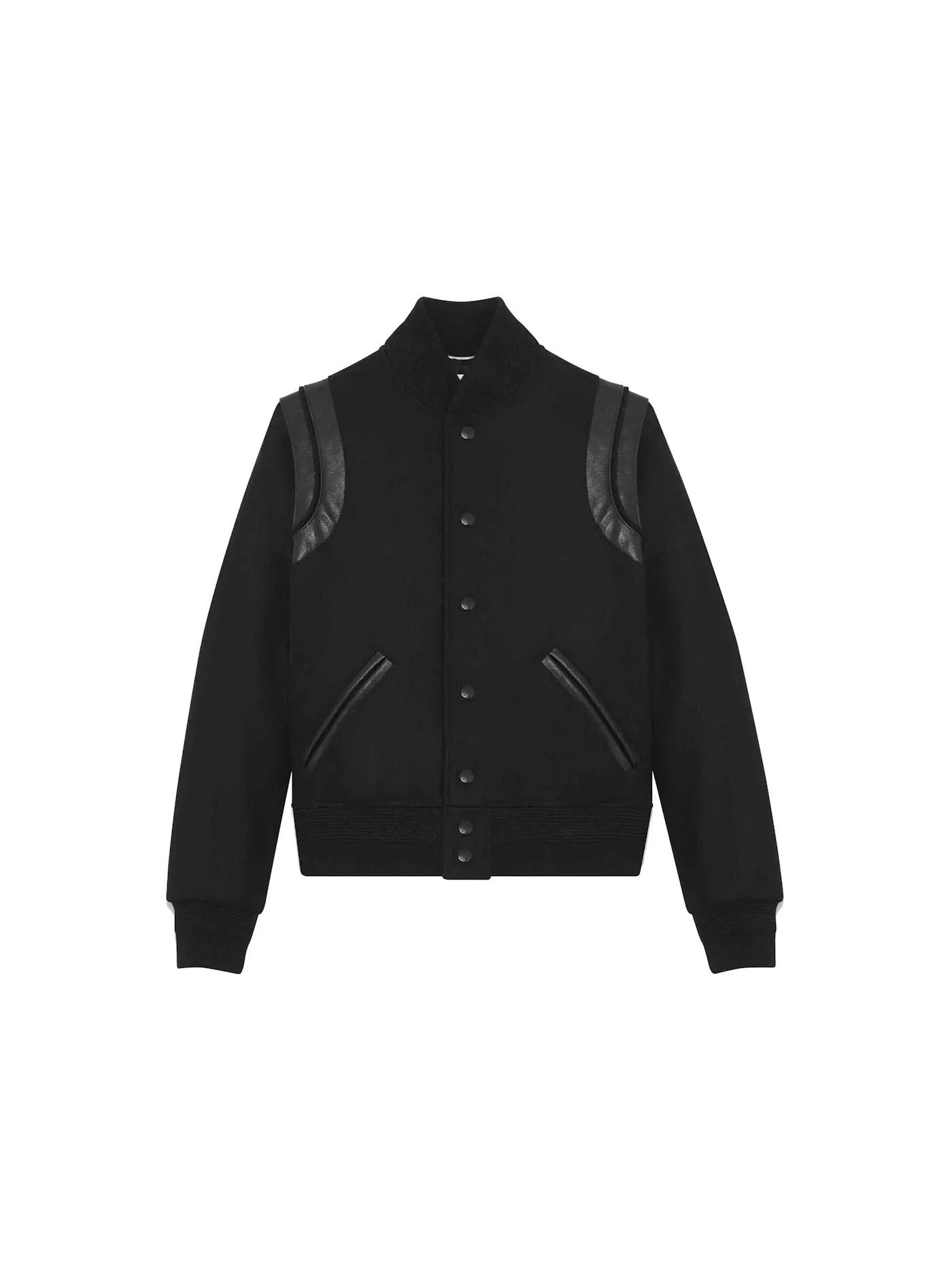 Мужская куртка из шерсти Teddy Saint Laurent — изображение 1 из 2, черный