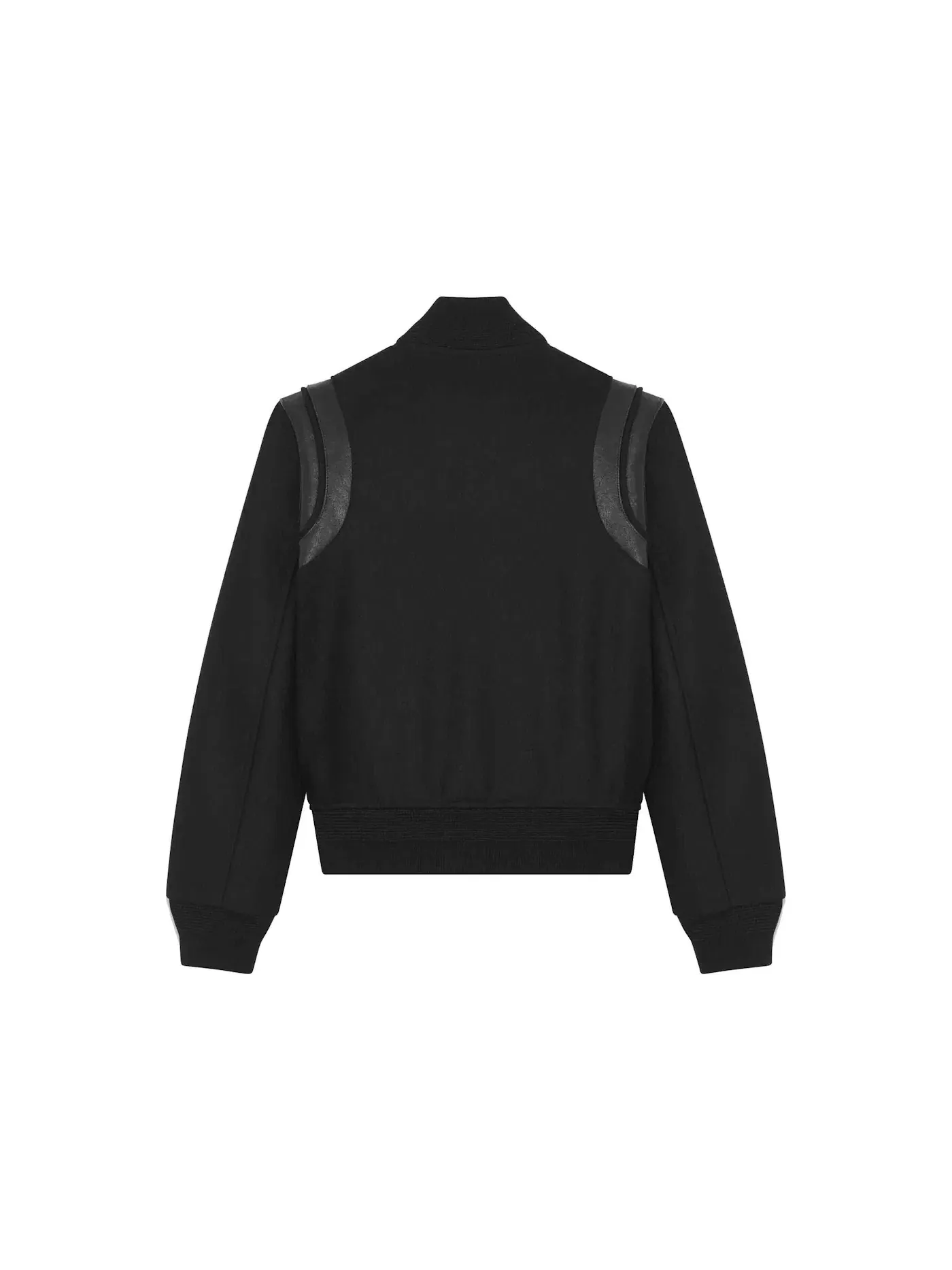 Мужская куртка из шерсти Teddy Saint Laurent — изображение 2 из 2, черный