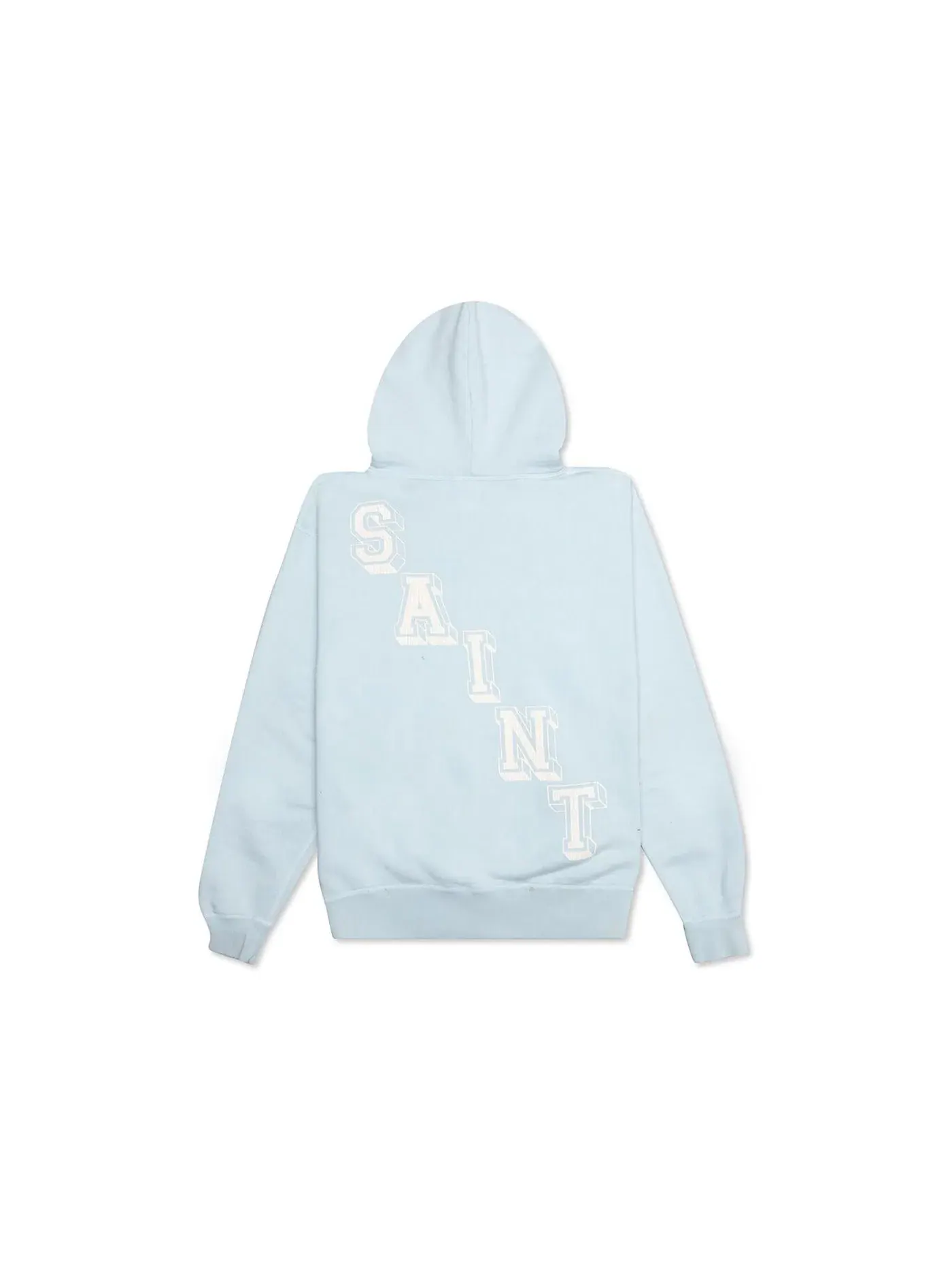 Мужской худи с принтом Saint Michael Hoodie — изображение 2 из 2, синий