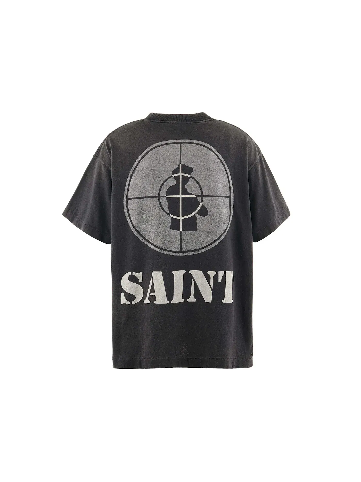 Мужская футболка с принтом Tee Saint Michael — изображение 2 из 2, черный