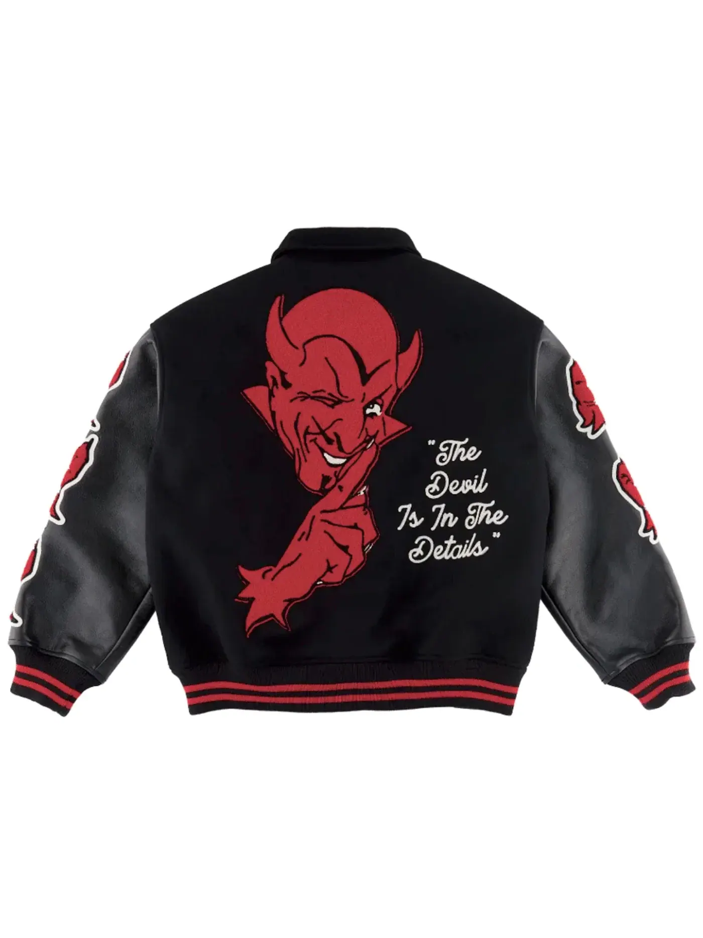 Мужская куртка-бомбер Devil Varsity Saint Mxxxxxx — изображение 2 из 2, черный