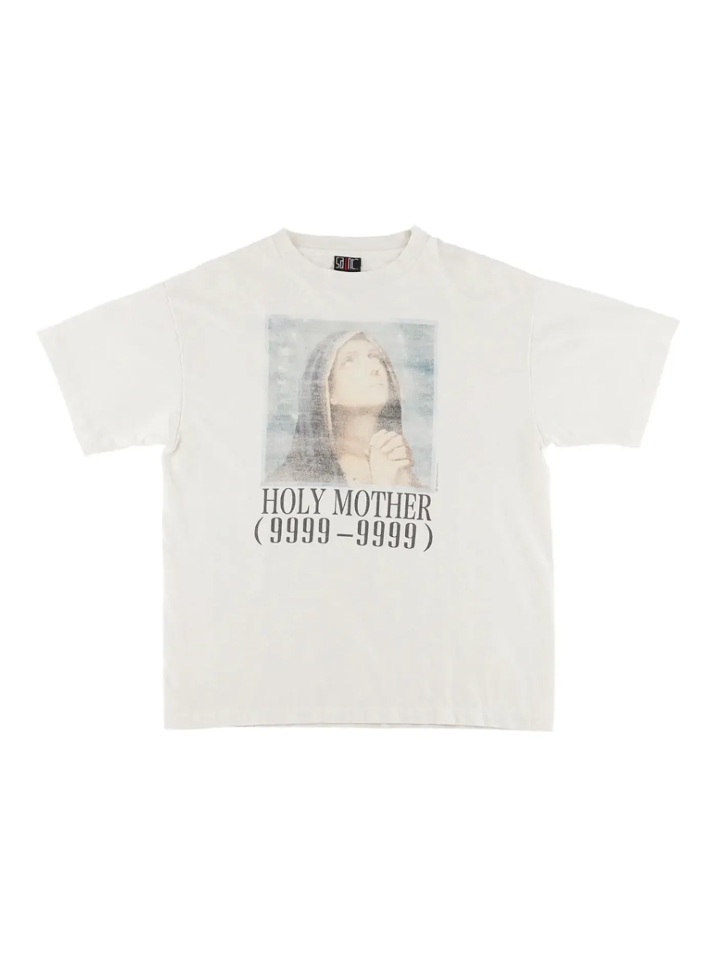 Мужская футболка с принтом Saint Mxxxxxx T-Shirt — изображение 1 из 2, винтажный белый