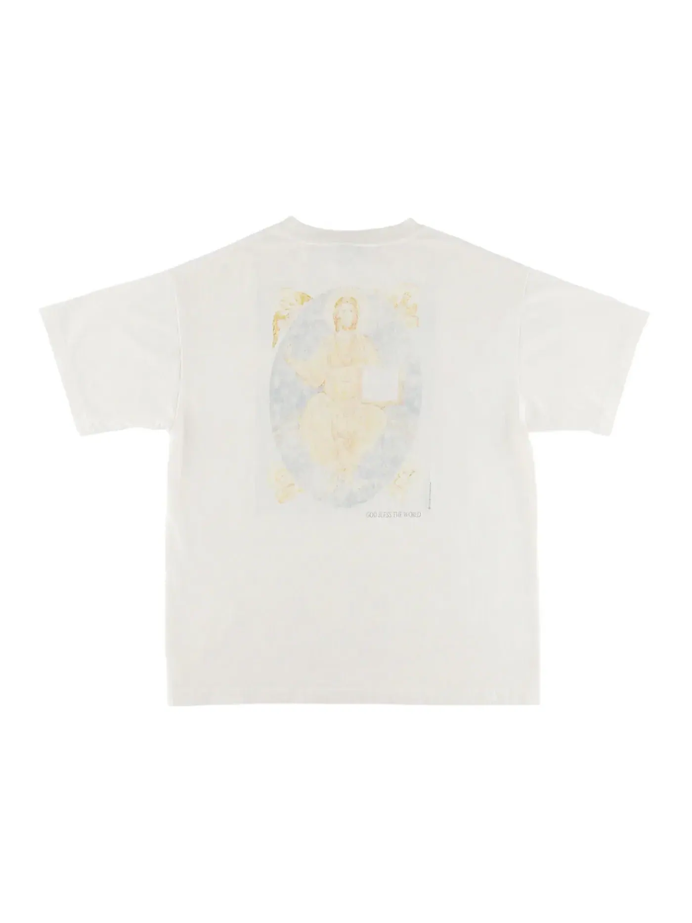 Мужская футболка с принтом Saint Mxxxxxx T-Shirt — изображение 2 из 2, винтажный белый