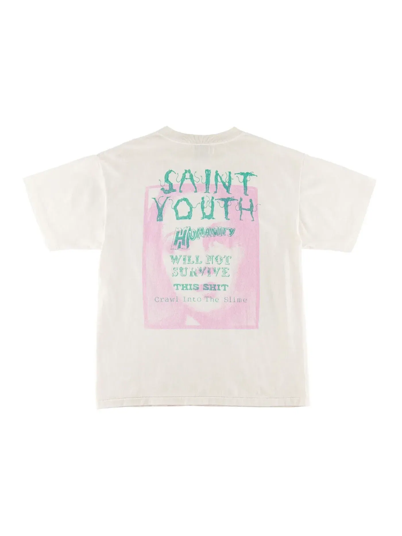 Мужская футболка с принтом T-Shirt Saint Mxxxxxx — изображение 2 из 2, винтажный белый