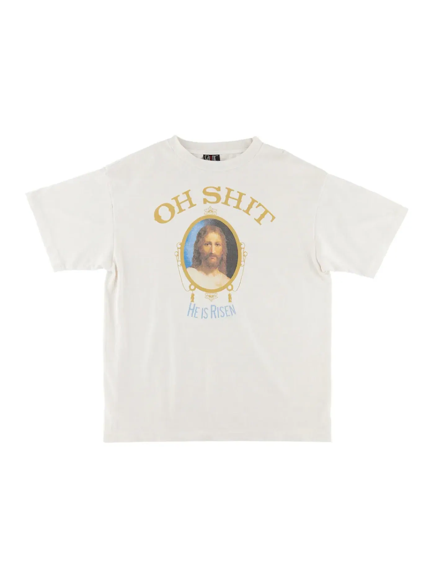 Мужская футболка с принтом Saint Mxxxxxx T-Shirt — изображение 1 из 1, винтажный белый