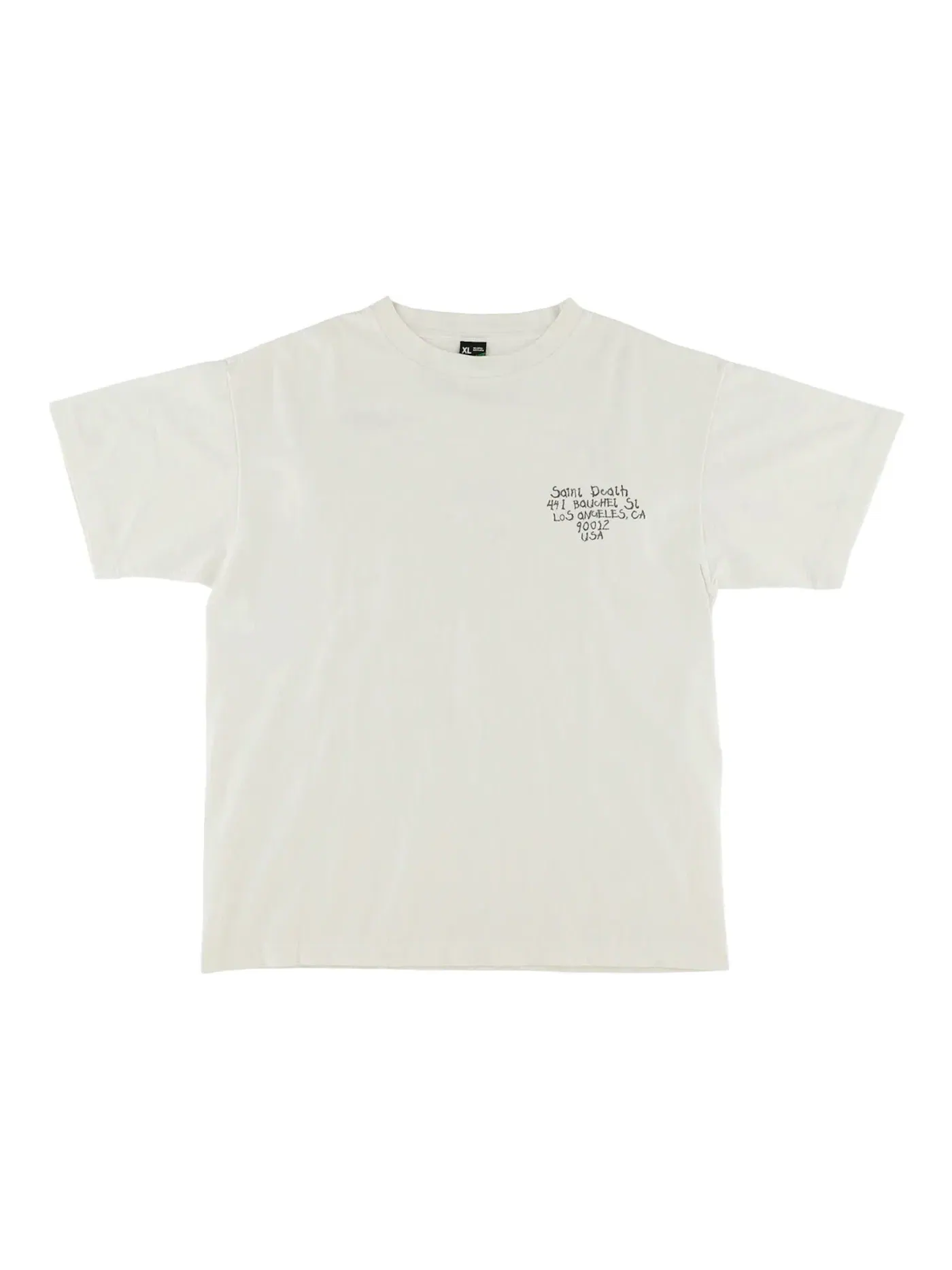 Мужская футболка с принтом Saint Mxxxxxx T-Shirt — изображение 2 из 2, винтажный белый
