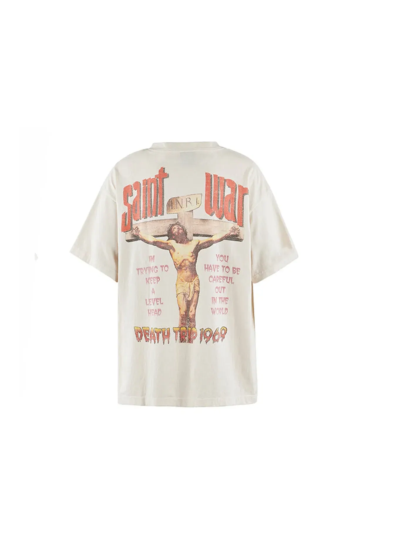 Мужская футболка с логотипом Saint Mxxxxxx Saint War Tee — изображение 2 из 2, белый