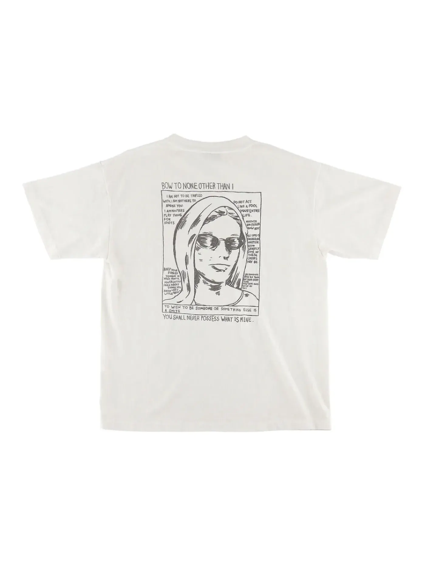Детская футболка с принтом Saint Mxxxxxx T-Shirt — изображение 2 из 2, винтажный белый