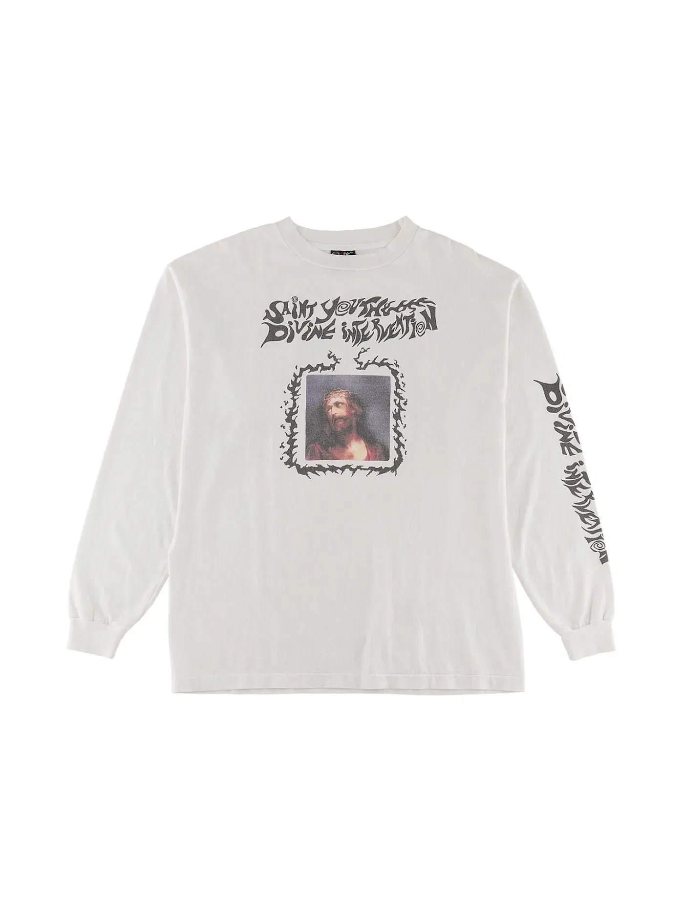 Мужская футболка с длинным рукавом Saint Mxxxxxx T-Shirt — изображение 1 из 2, винтажный белый