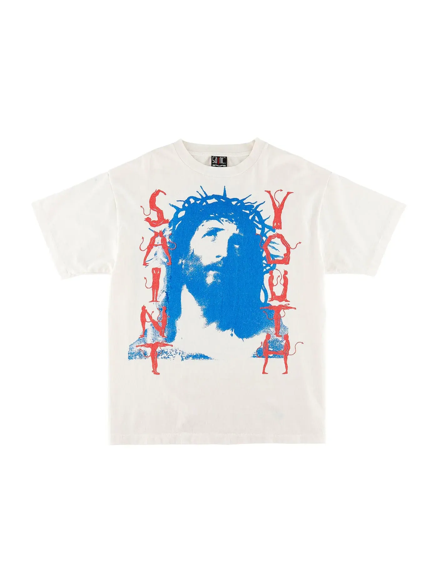 Детская футболка Saint Mxxxxxx ST Youth — изображение 1 из 1, винтажный белый