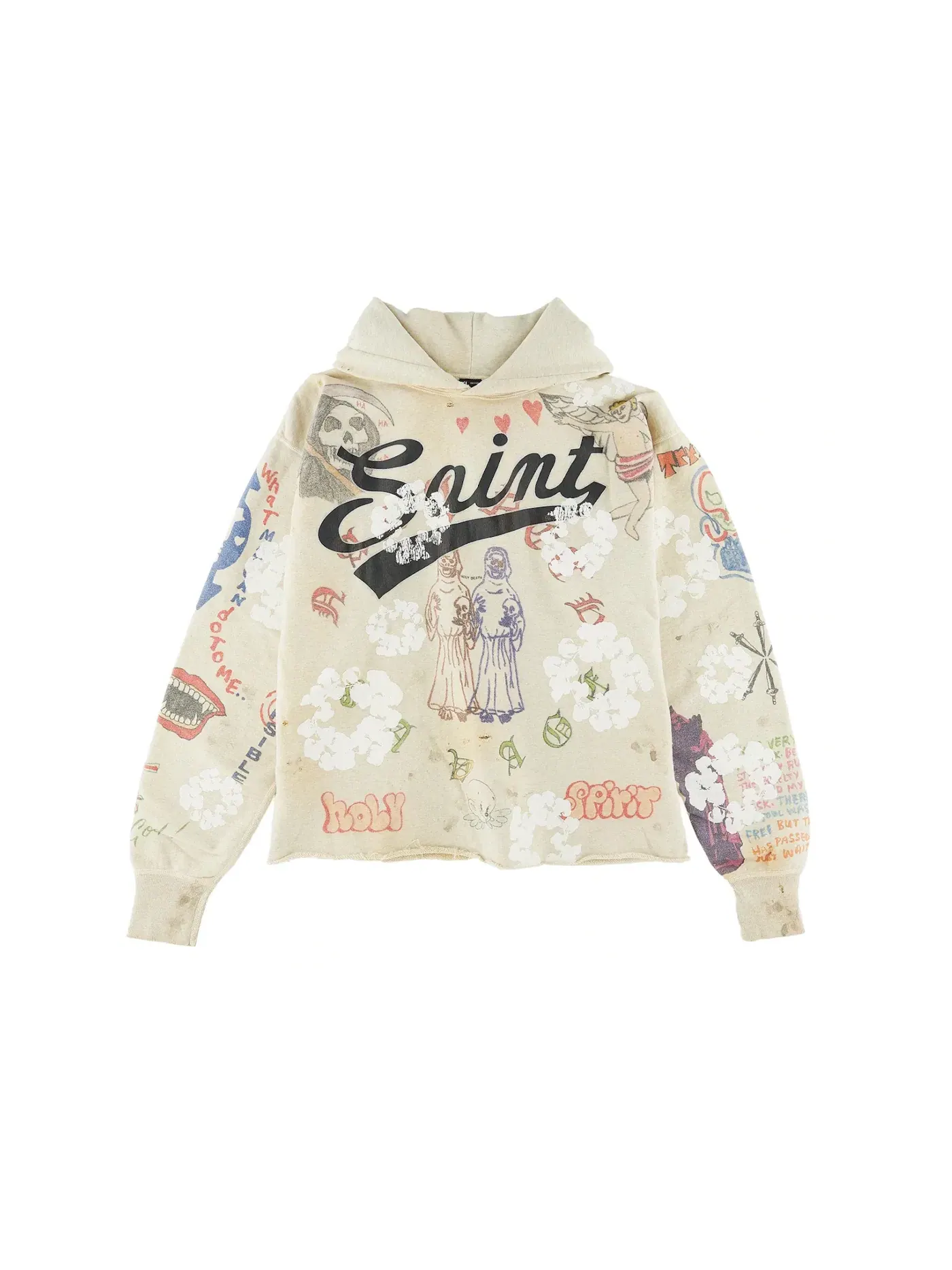Мужской худи с принтом Hoodie Saint Mxxxxxx — изображение 1 из 2, серый
