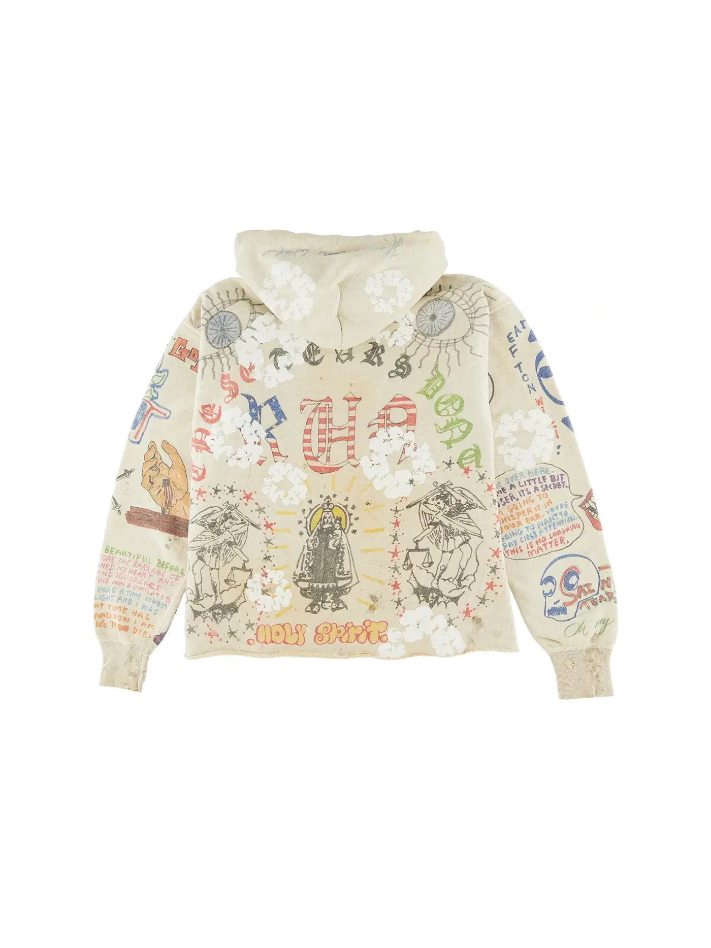 Мужской худи с принтом Hoodie Saint Mxxxxxx — изображение 2 из 2, серый