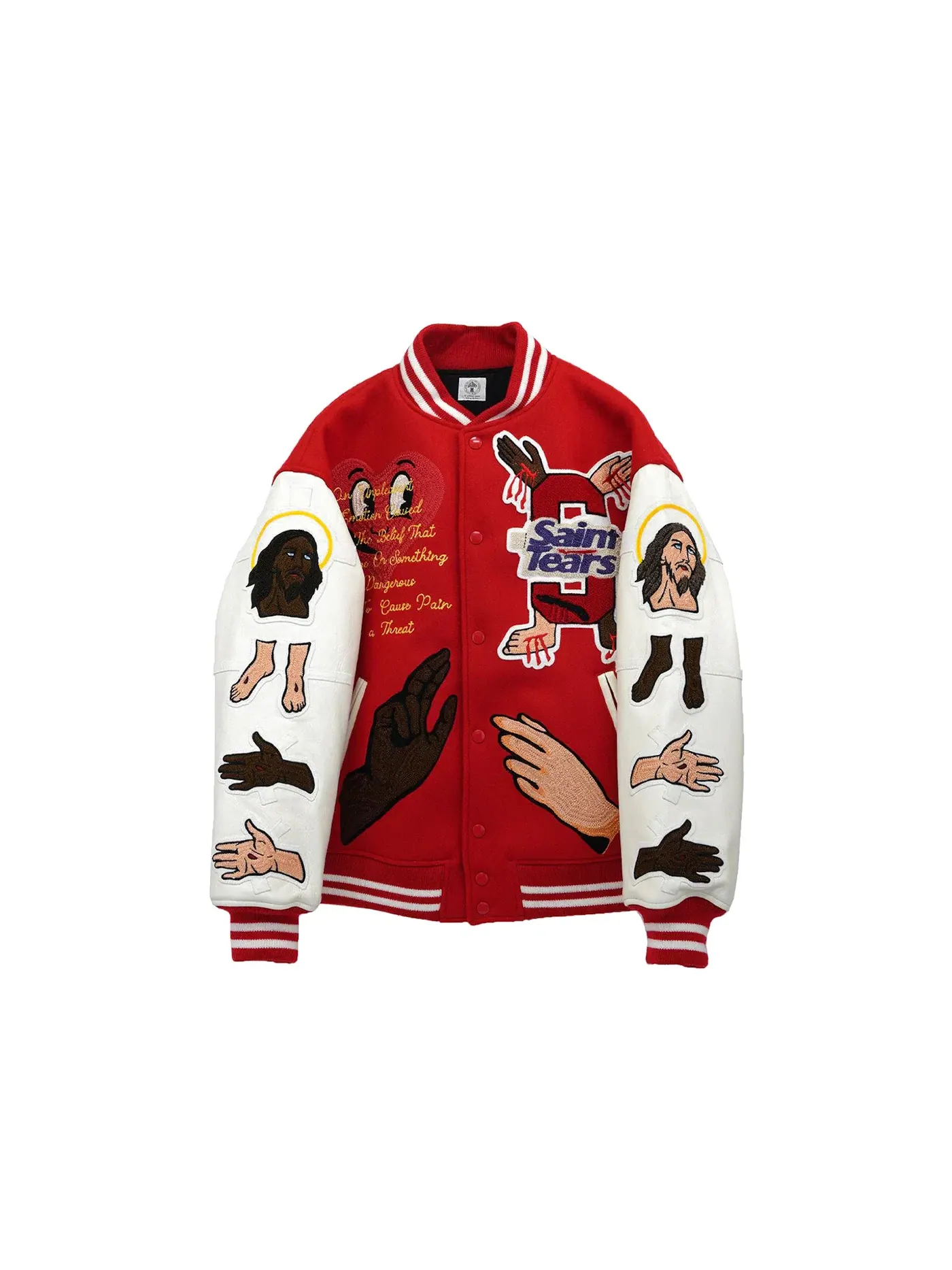 Мужская куртка с принтом Stadium Jacket Saint Mxxxxxx — изображение 1 из 3, красный