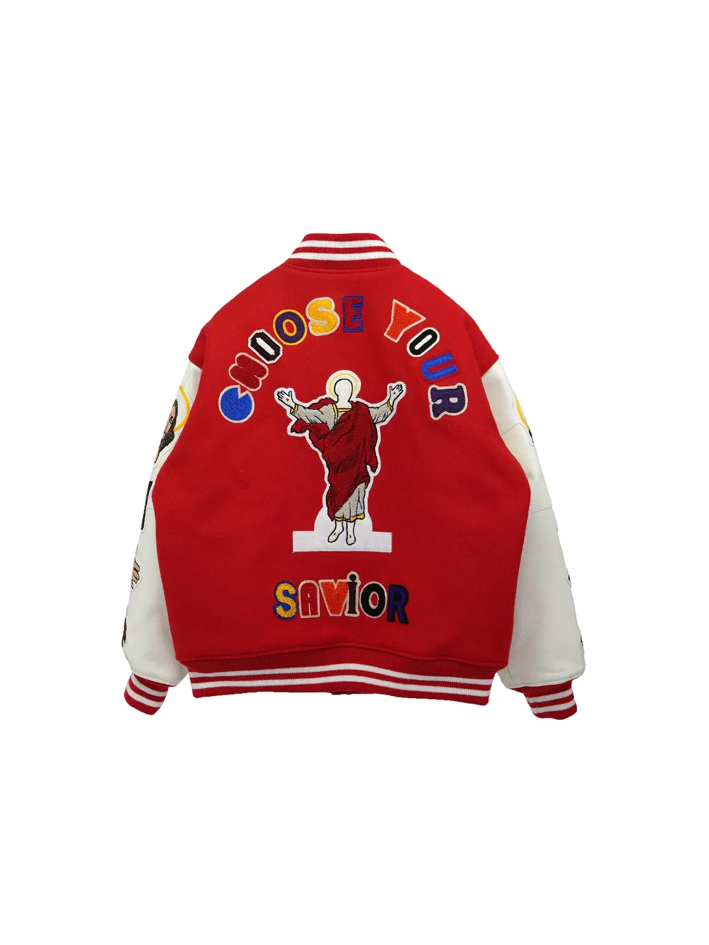 Мужская куртка с принтом Stadium Jacket Saint Mxxxxxx — изображение 2 из 3, красный