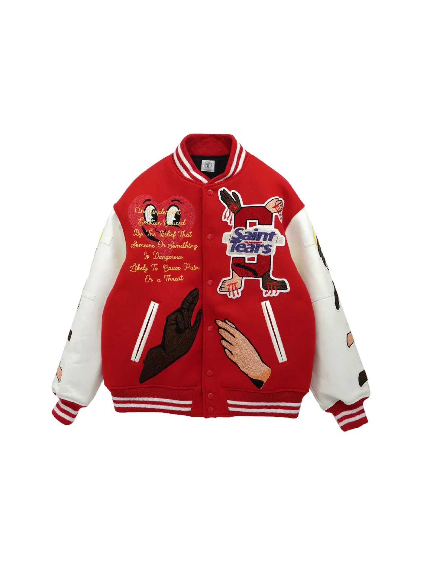 Мужская куртка с принтом Stadium Jacket Saint Mxxxxxx — изображение 3 из 3, красный