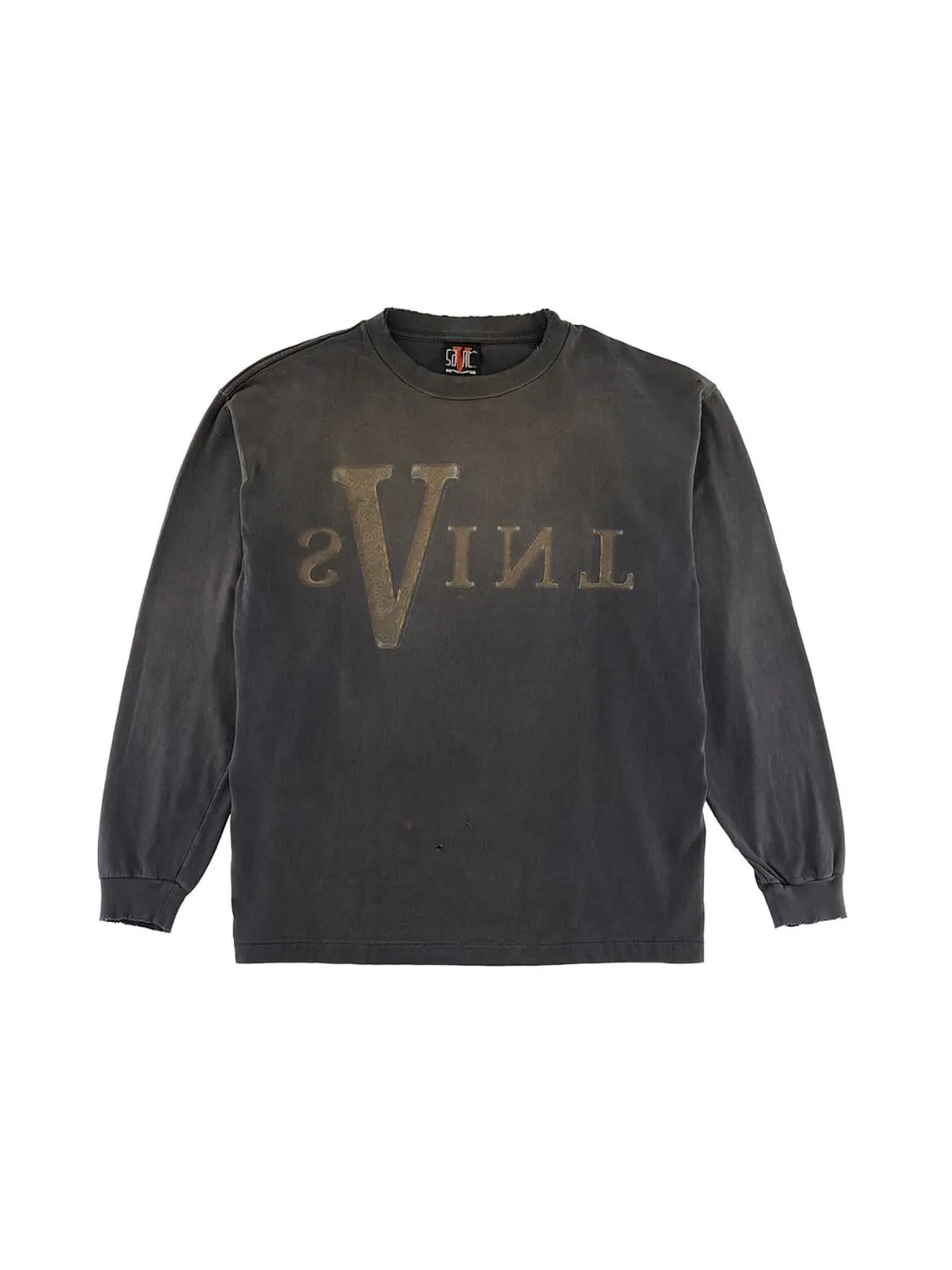 Мужская футболка с длинным рукавом Saint Mxxxxxx x VLONE Maria L/S T-Shirt — изображение 2 из 2, винтажный черный