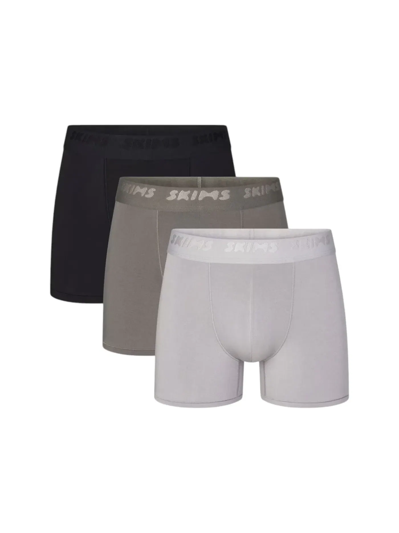 Мужской комплект боксеров с длинной ножкой Boxer Brief (3 Pack) SKIMS