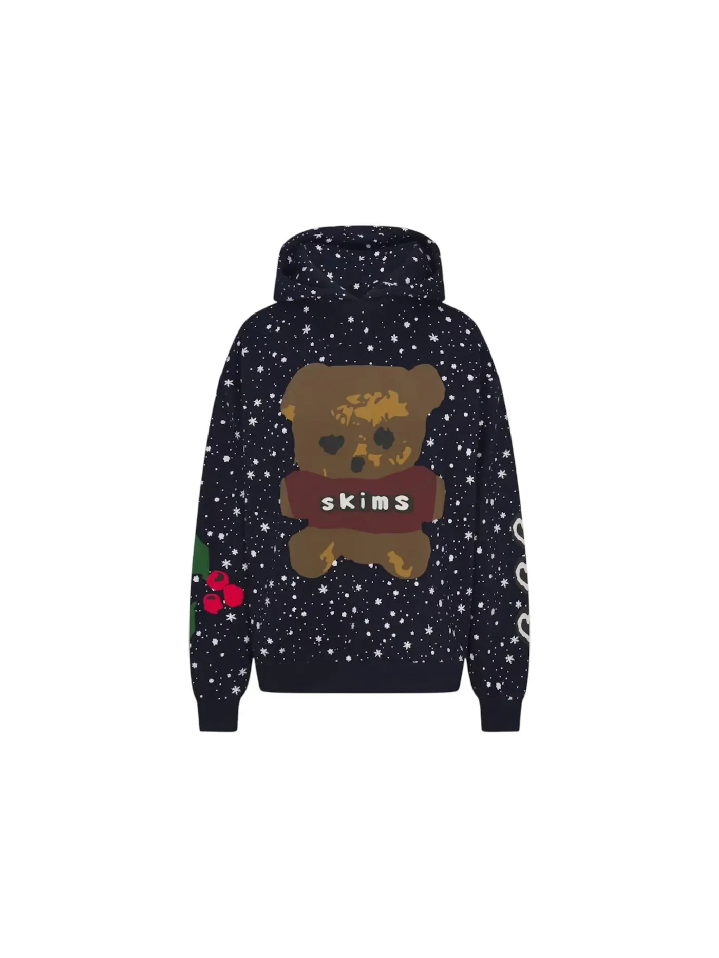 Женский худи оверсайз с принтом SKIMS x Cactus Plant Flea Market Cotton Fleece Oversized Hoodie