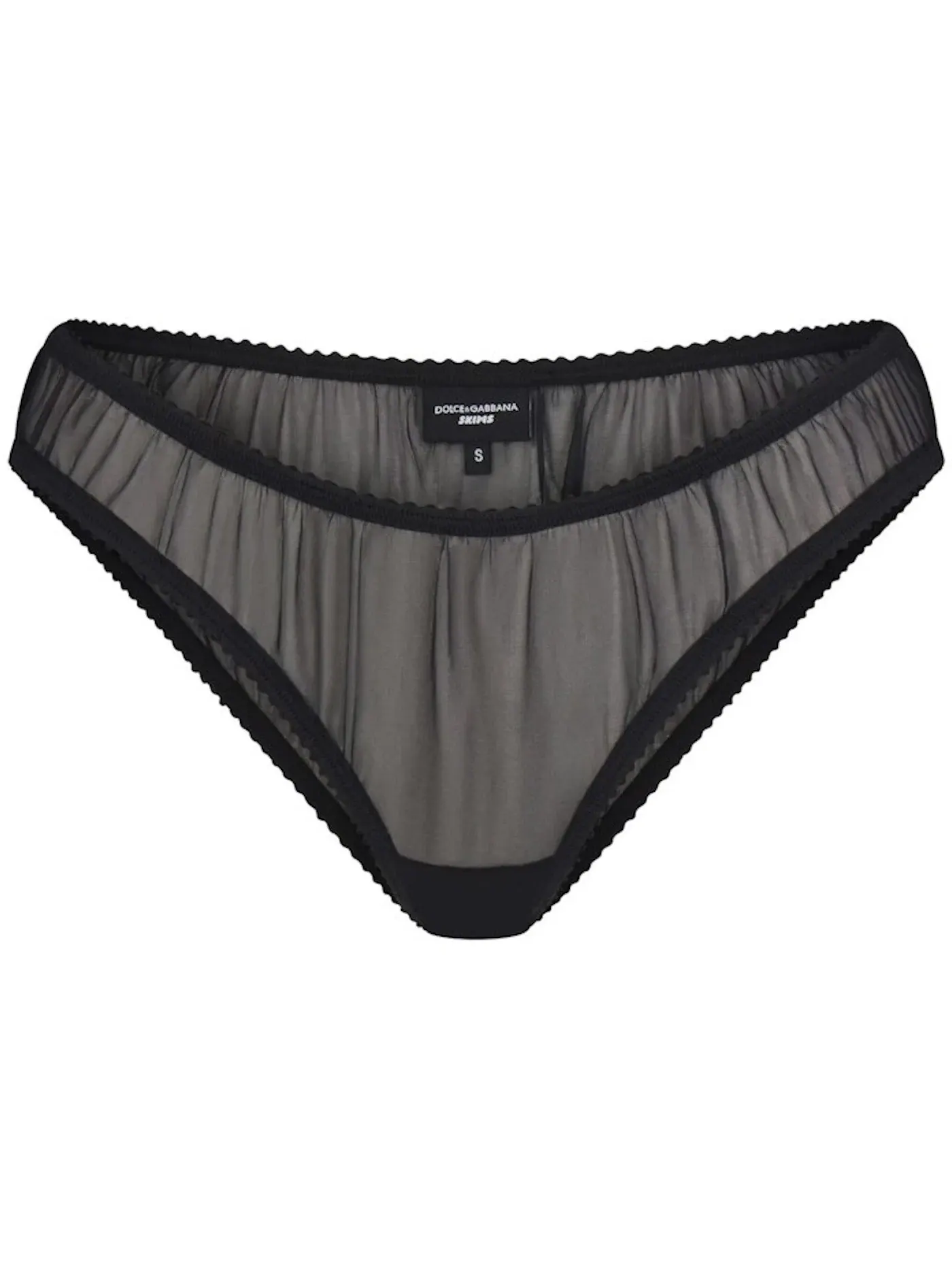 Женские плавки бикини SKIMS x Dolce&Gabbana SKIMS Romance Bikini Onyx — изображение 1 из 1, оникс