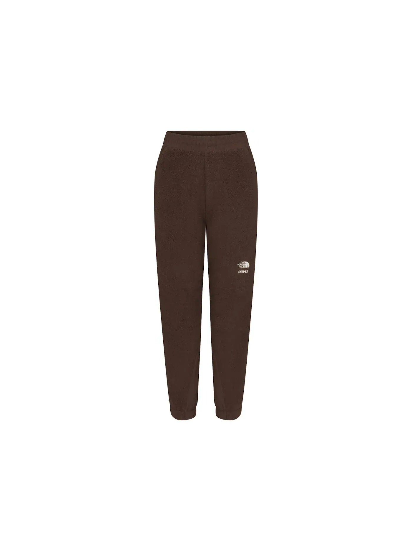 Женские штаны из флиса с принтом 1995 Retro Denali Fleece Pant SKIMS — изображение 1 из 2, какао