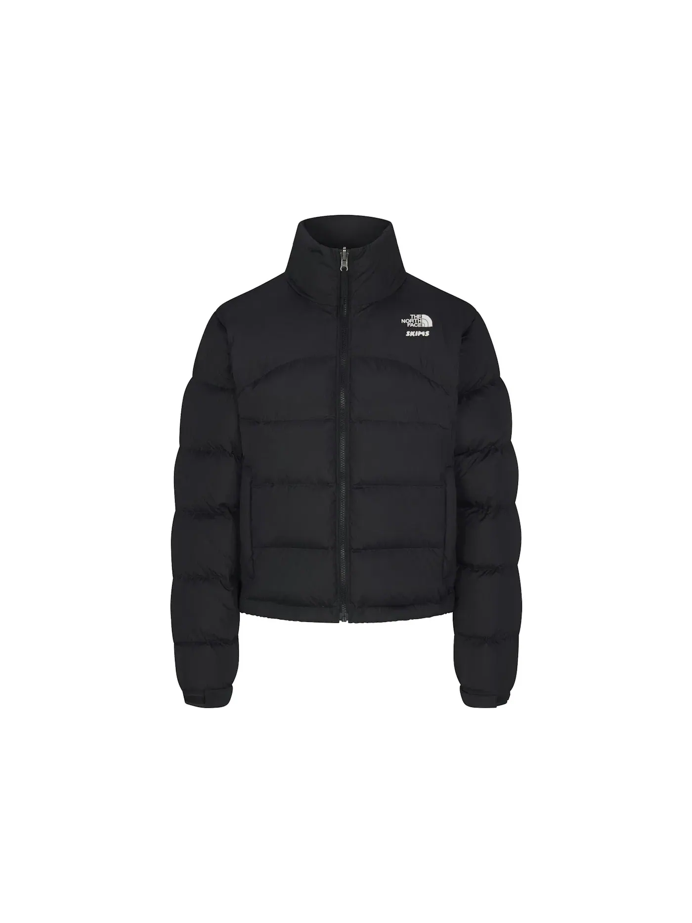 Женская куртка-пуховик с принтом модели 2000 Retro Nuptse Jacket SKIMS — изображение 1 из 2, оникс