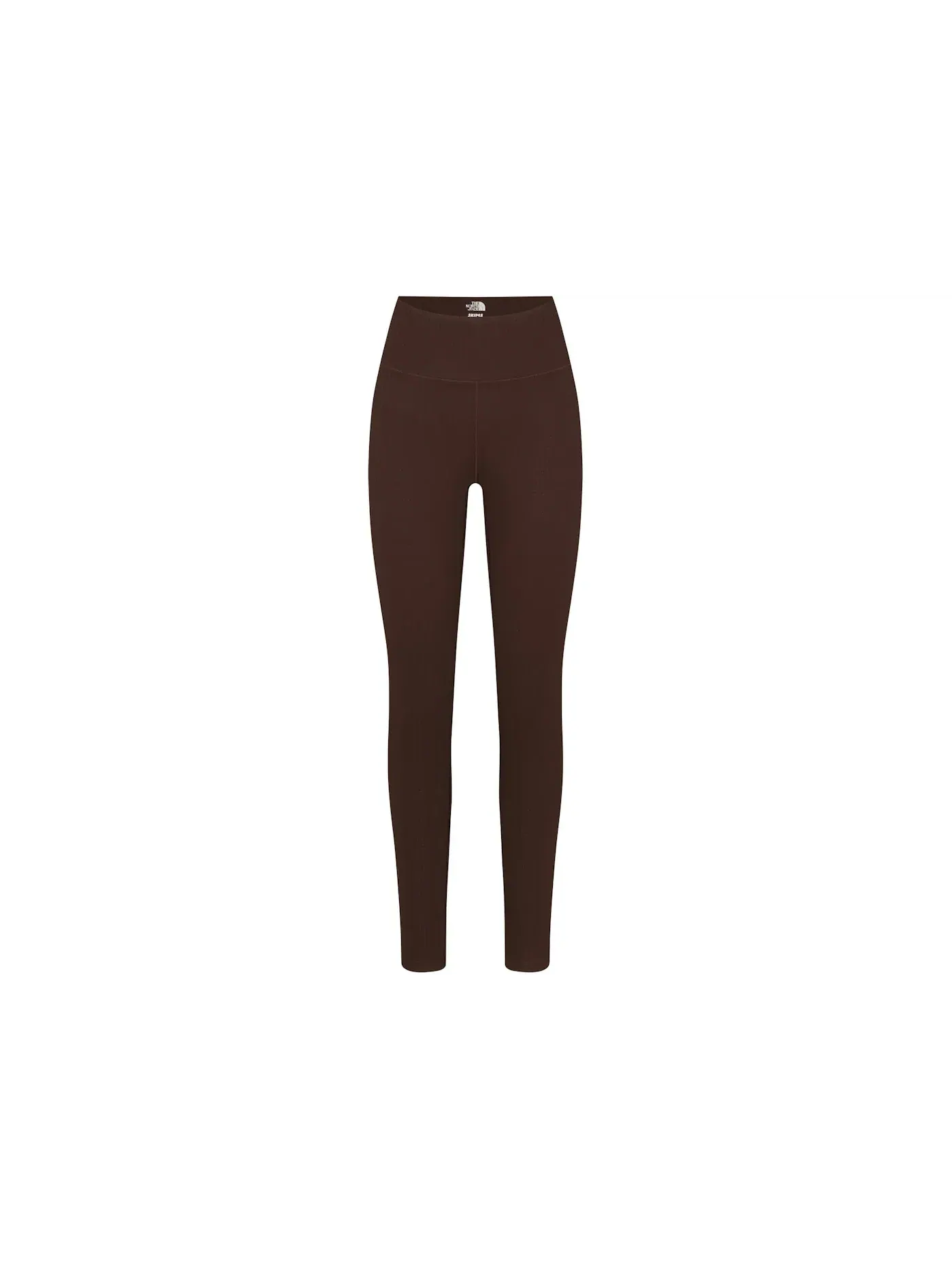 Женские леггинсы с принтом SKIMS x TNF Dotknit Legging — изображение 1 из 2, какао