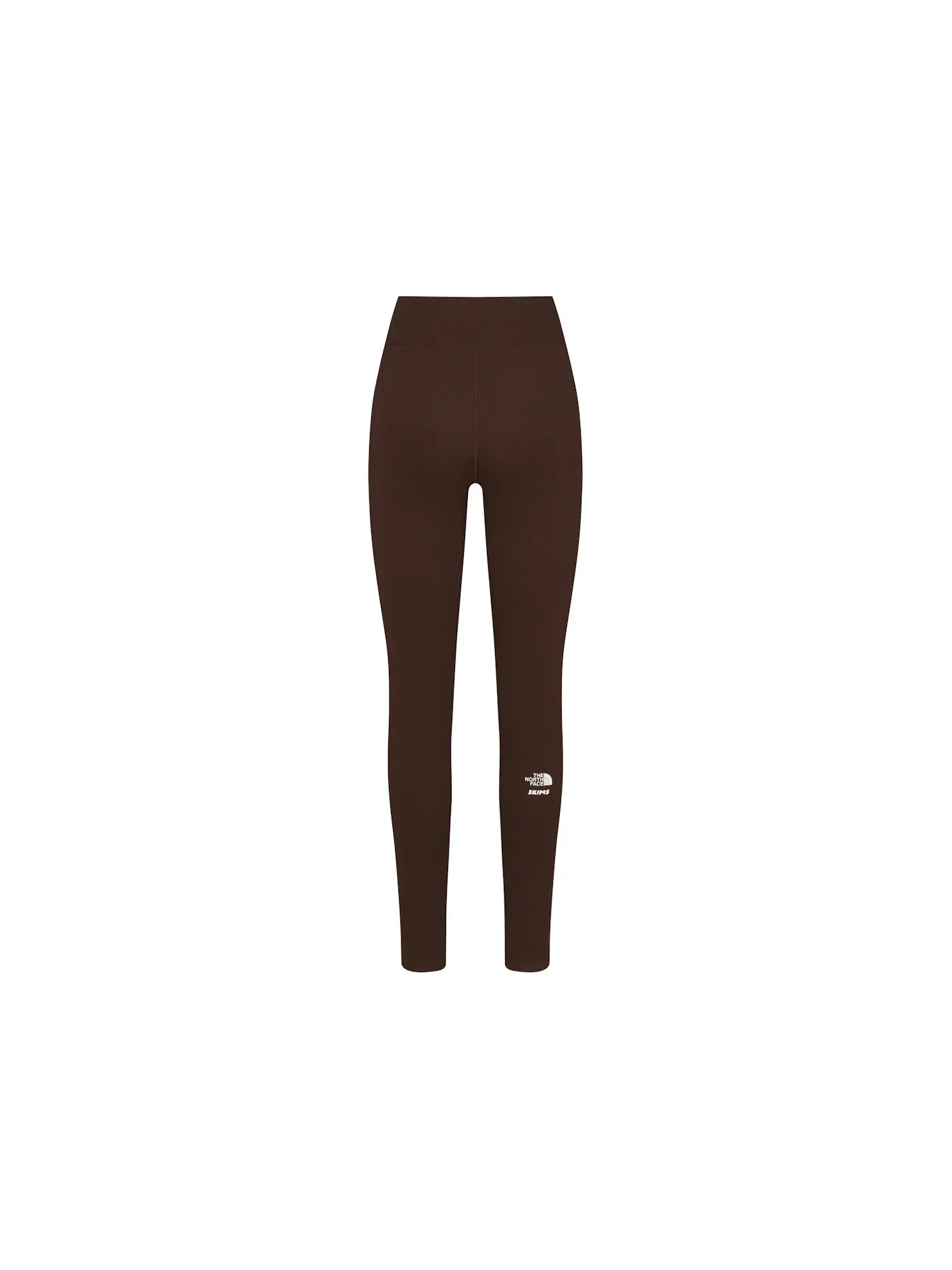 Женские леггинсы с принтом SKIMS x TNF Dotknit Legging — изображение 2 из 2, какао