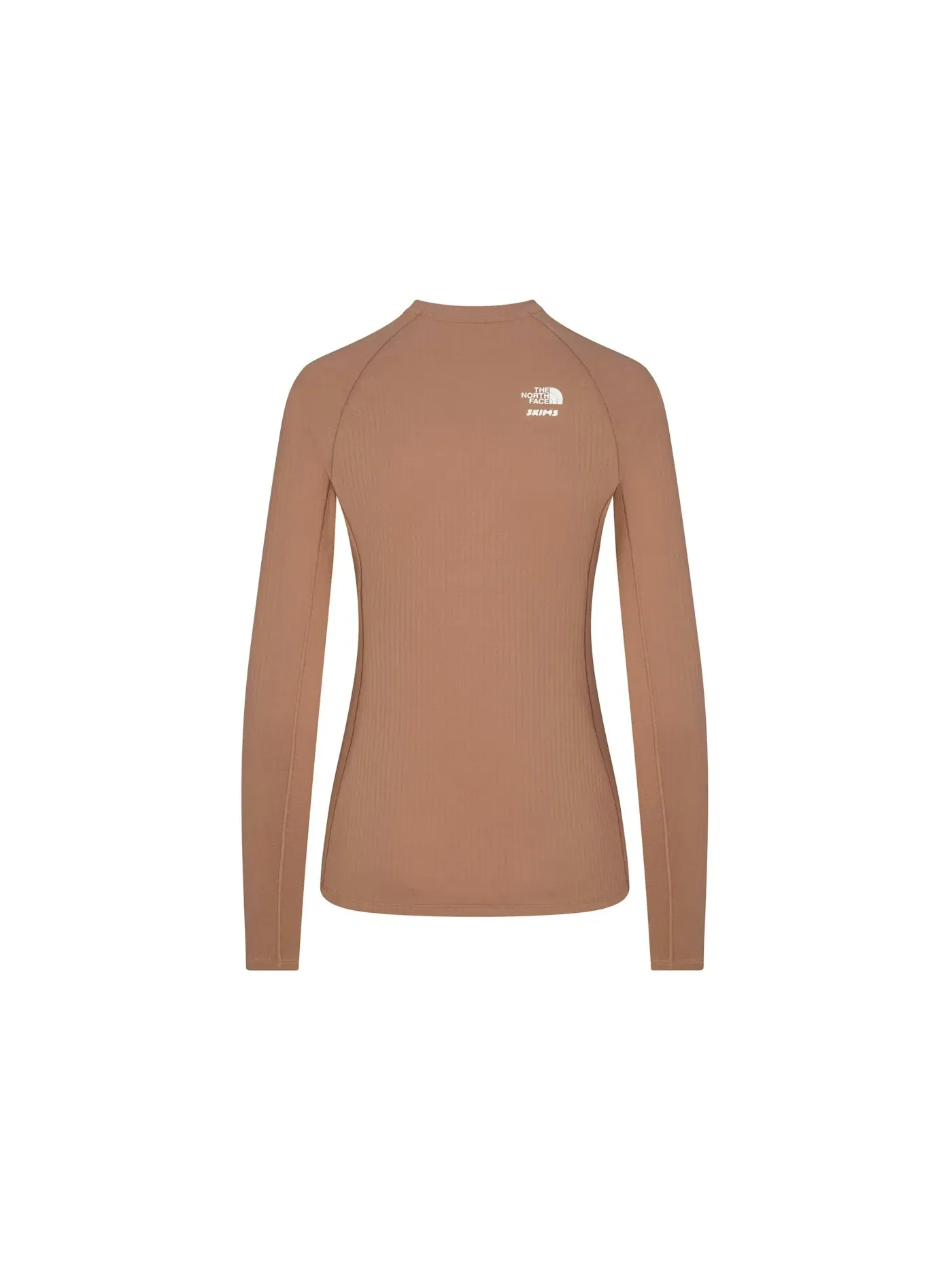 Женская футболка с длинным рукавом Long Sleeve Top SKIMS — изображение 2 из 2, сиенна