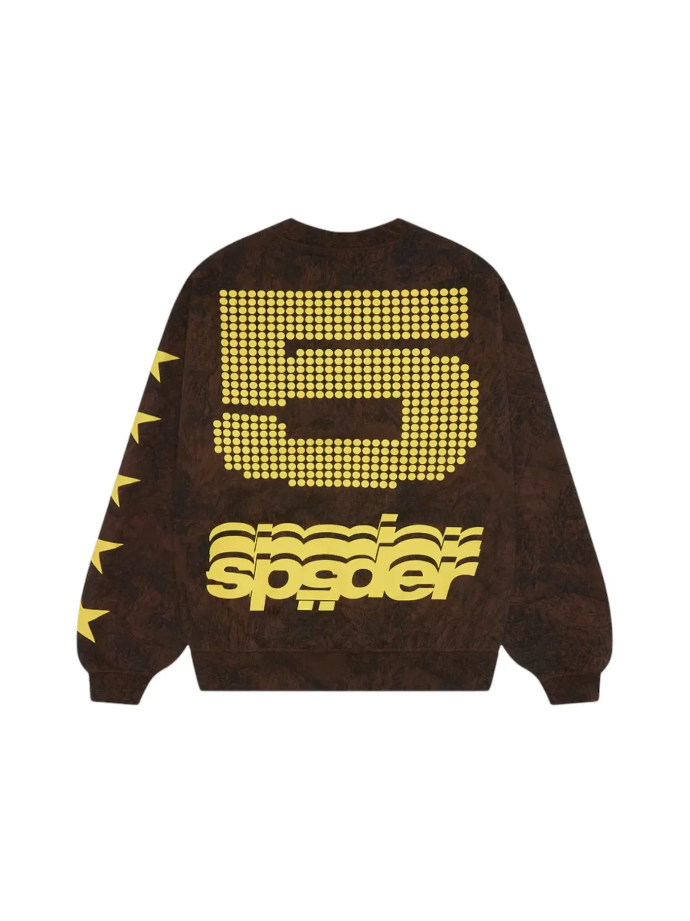 Мужской свитшот Sp5der Sweatshirt — изображение 1 из 2, коричневый