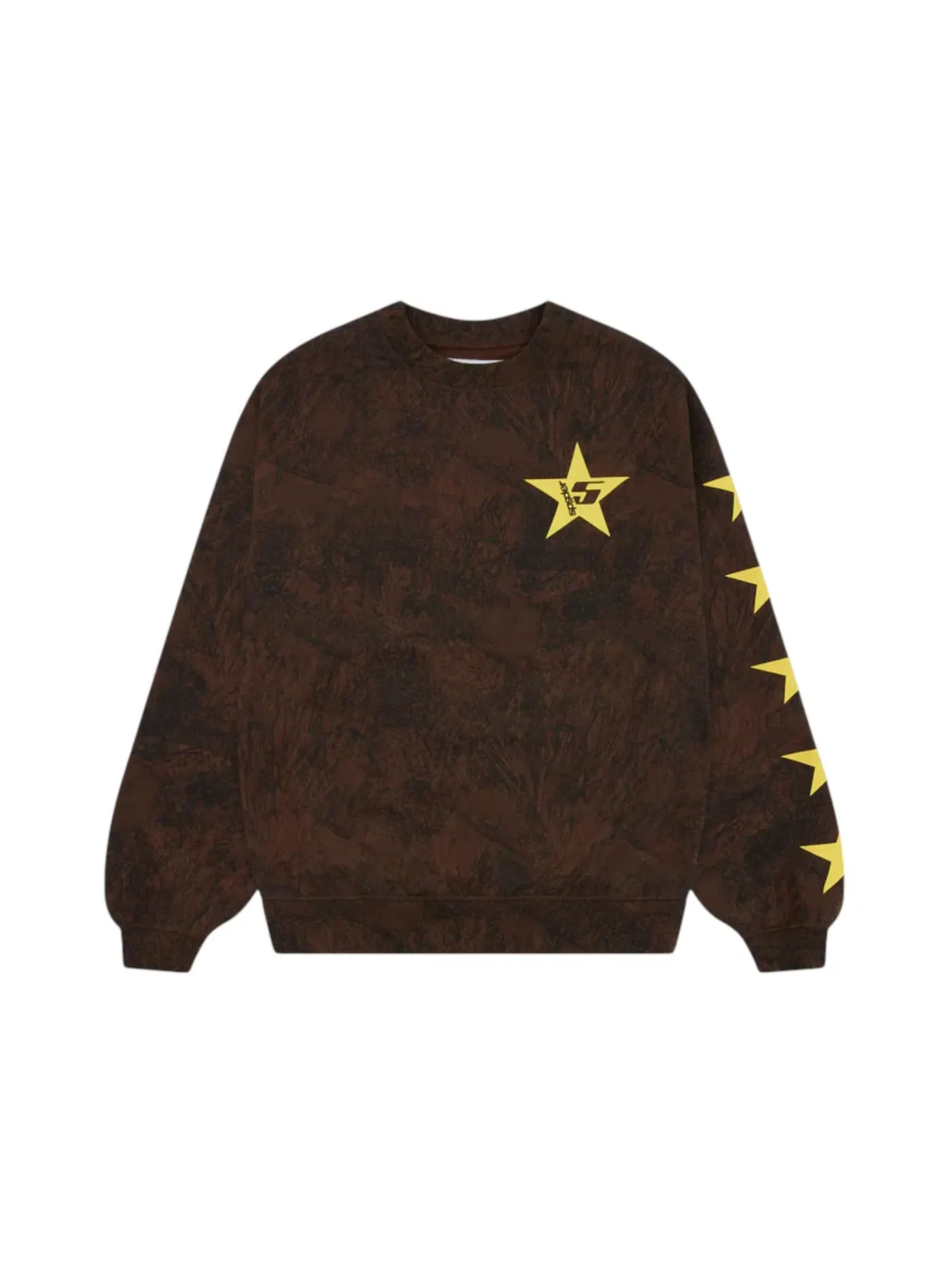Мужской свитшот Sp5der Sweatshirt — изображение 2 из 2, коричневый