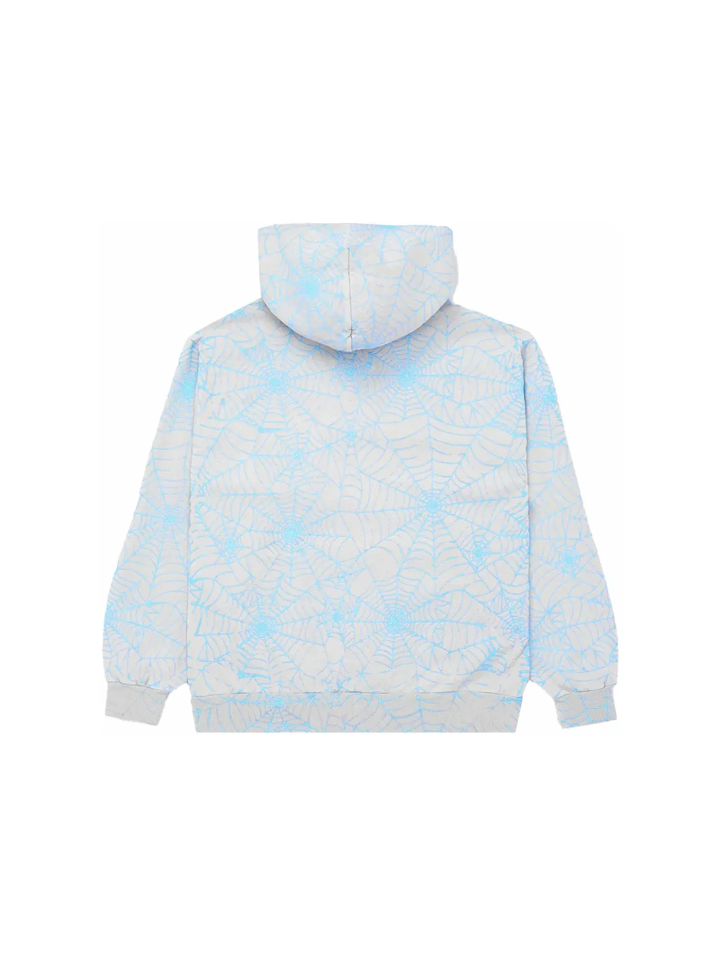 Детский худи с принтом Sp5der AOP Web Hoodie — изображение 2 из 2, серый
