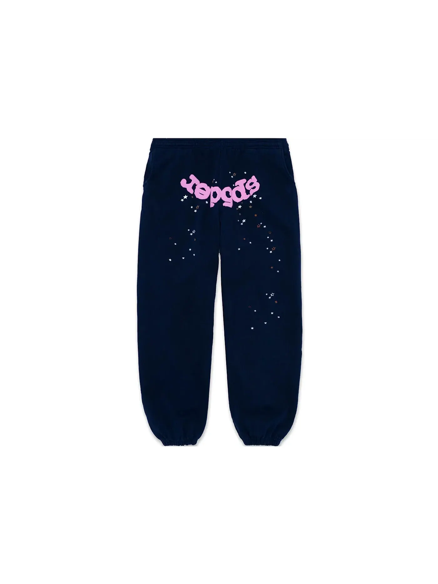 Мужские спортивные штаны с принтом Sp5der Atlanta Sweatpants — изображение 1 из 2, темно-синий