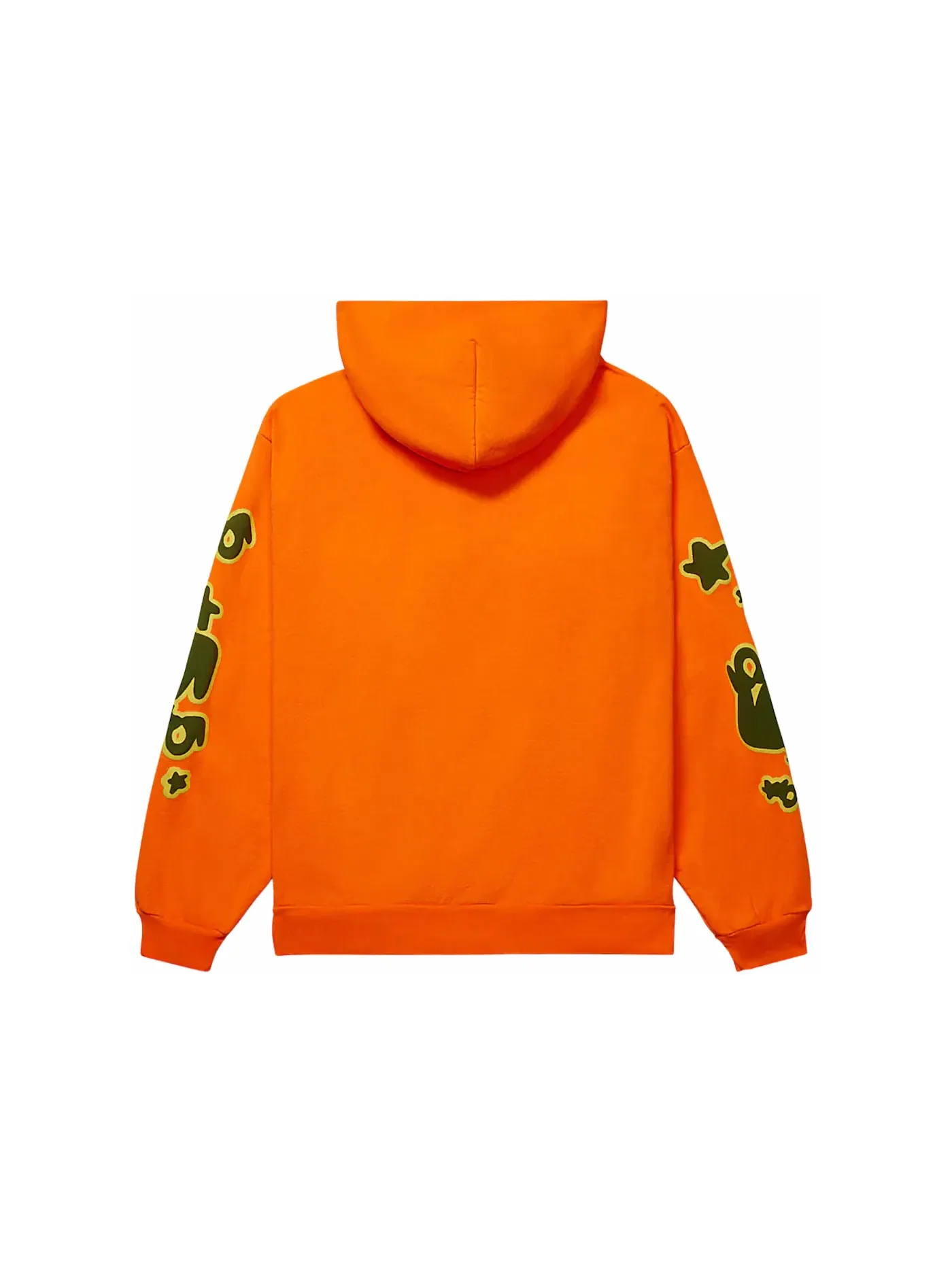 Детская худи с принтом Sp5der Beluga Hoodie Orange — изображение 2 из 3, оранжевый