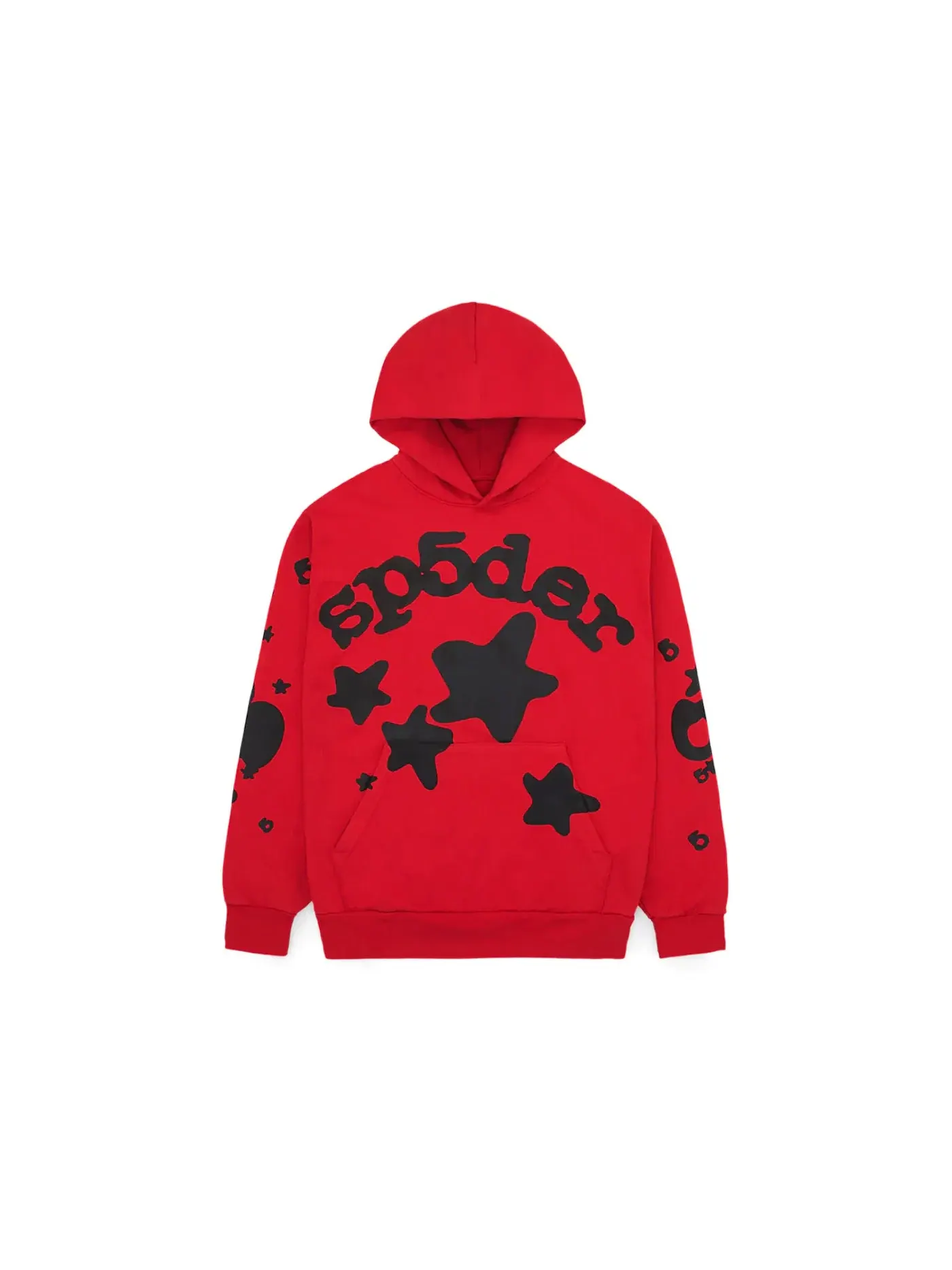 Унисекс худи Beluga Hoodie Sp5der — изображение 1 из 2, красный