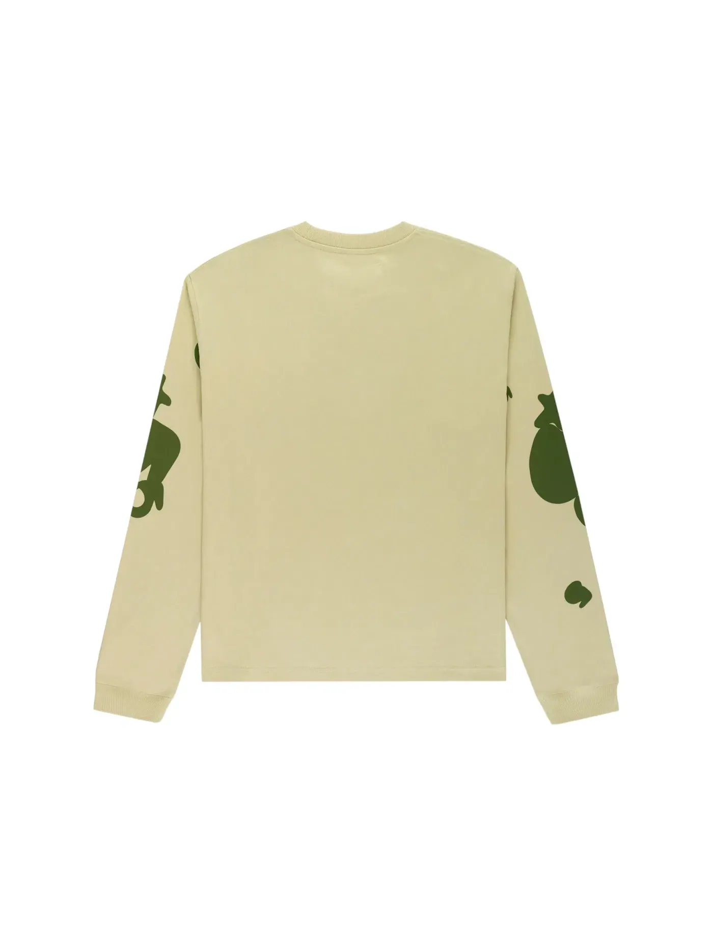 Мужской лонгслив с принтом Sp5der Longsleeve Sp5der — изображение 2 из 2, бежевый