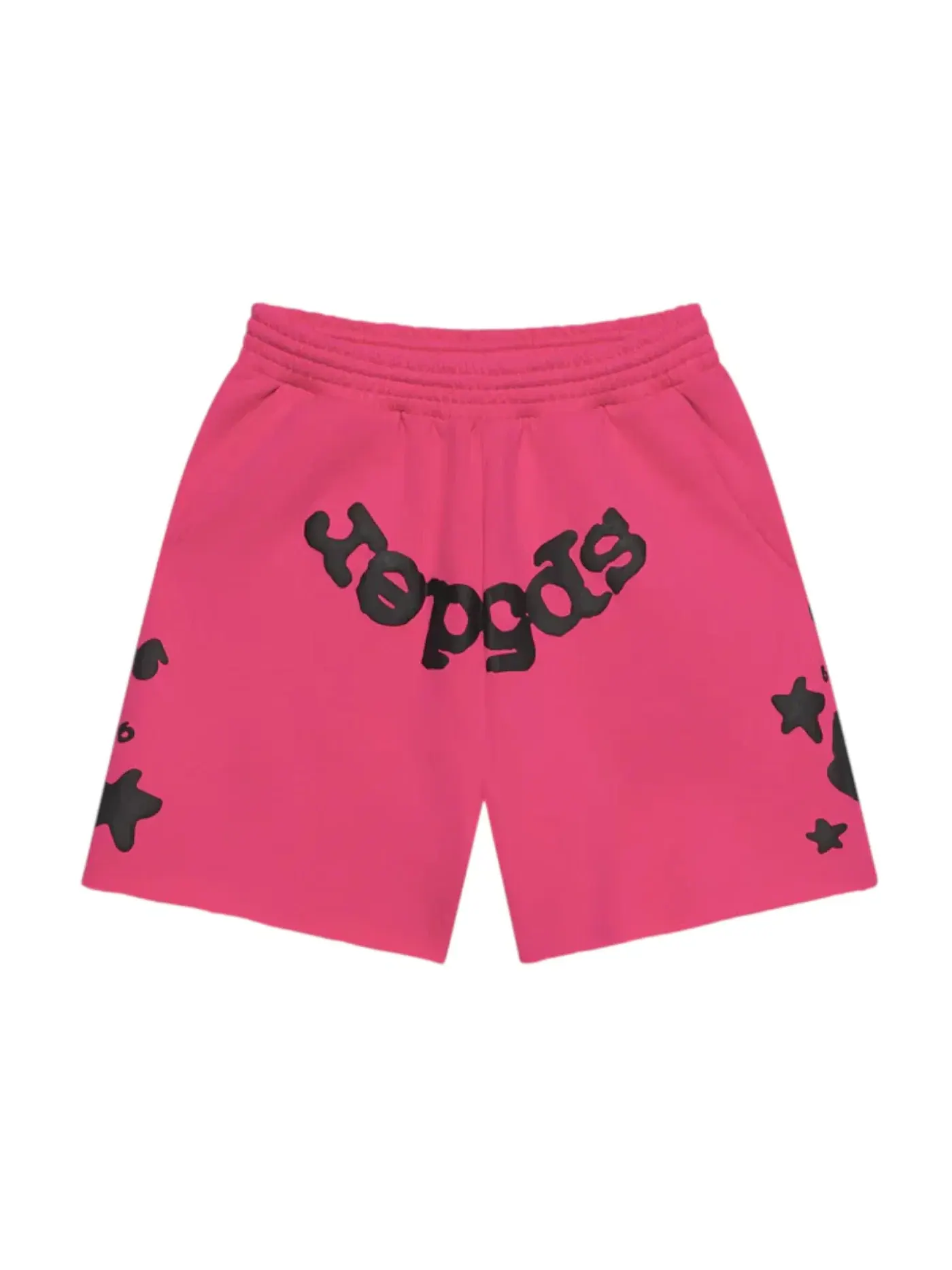 Мужские шорты с принтом Sp5der Beluga Sweatshort Pink — изображение 1 из 2, розовый