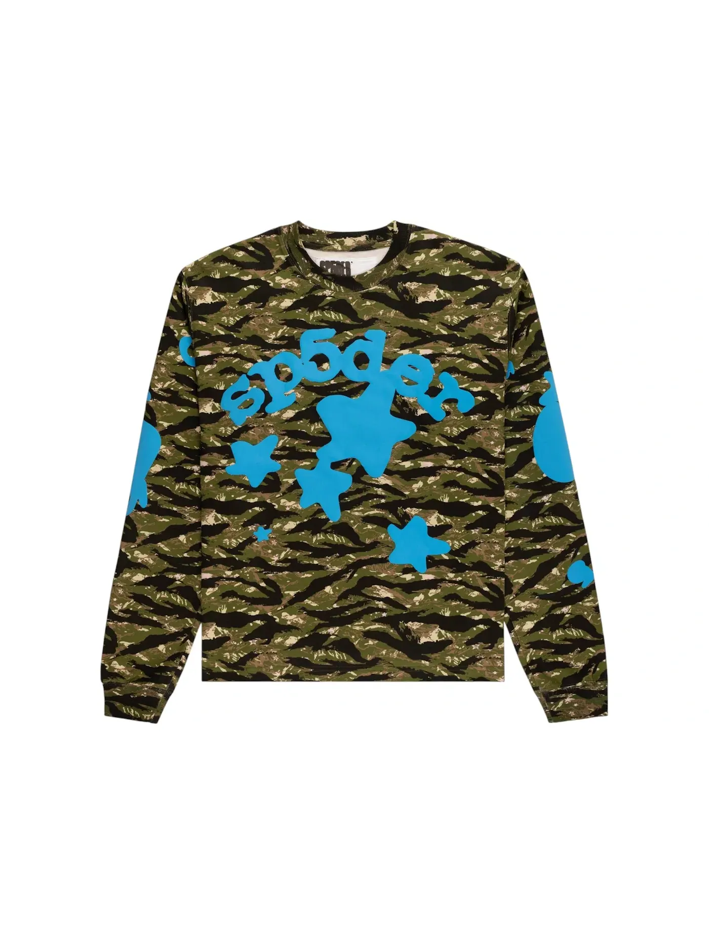 Мужской лонгслив с камуфляжным принтом Sp5der Longsleeve — изображение 1 из 2, мульти