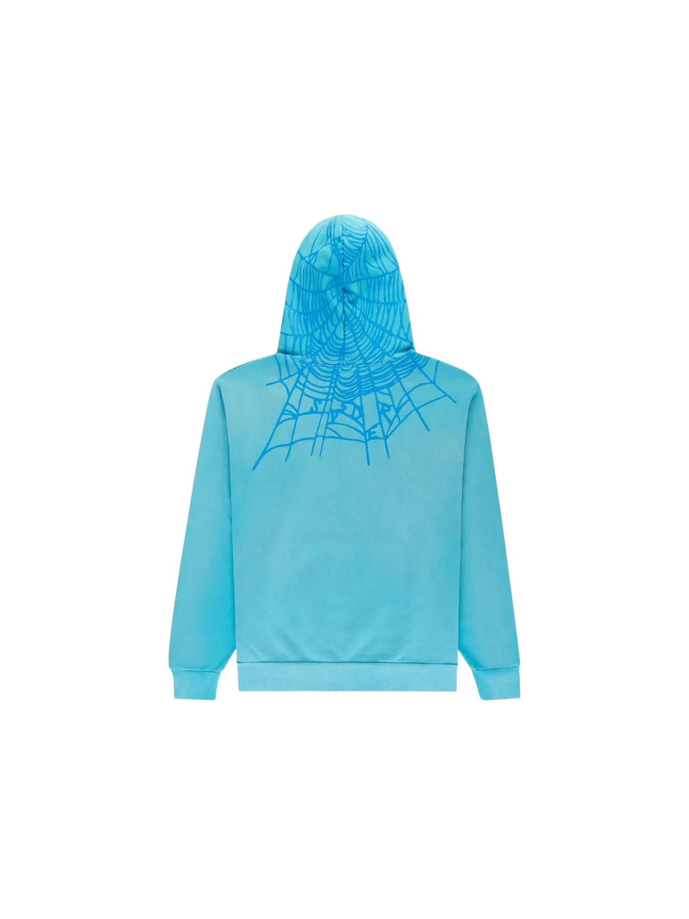 Мужская худи с принтом Sp5der Heavy Web Hoodie — изображение 2 из 2, голубой