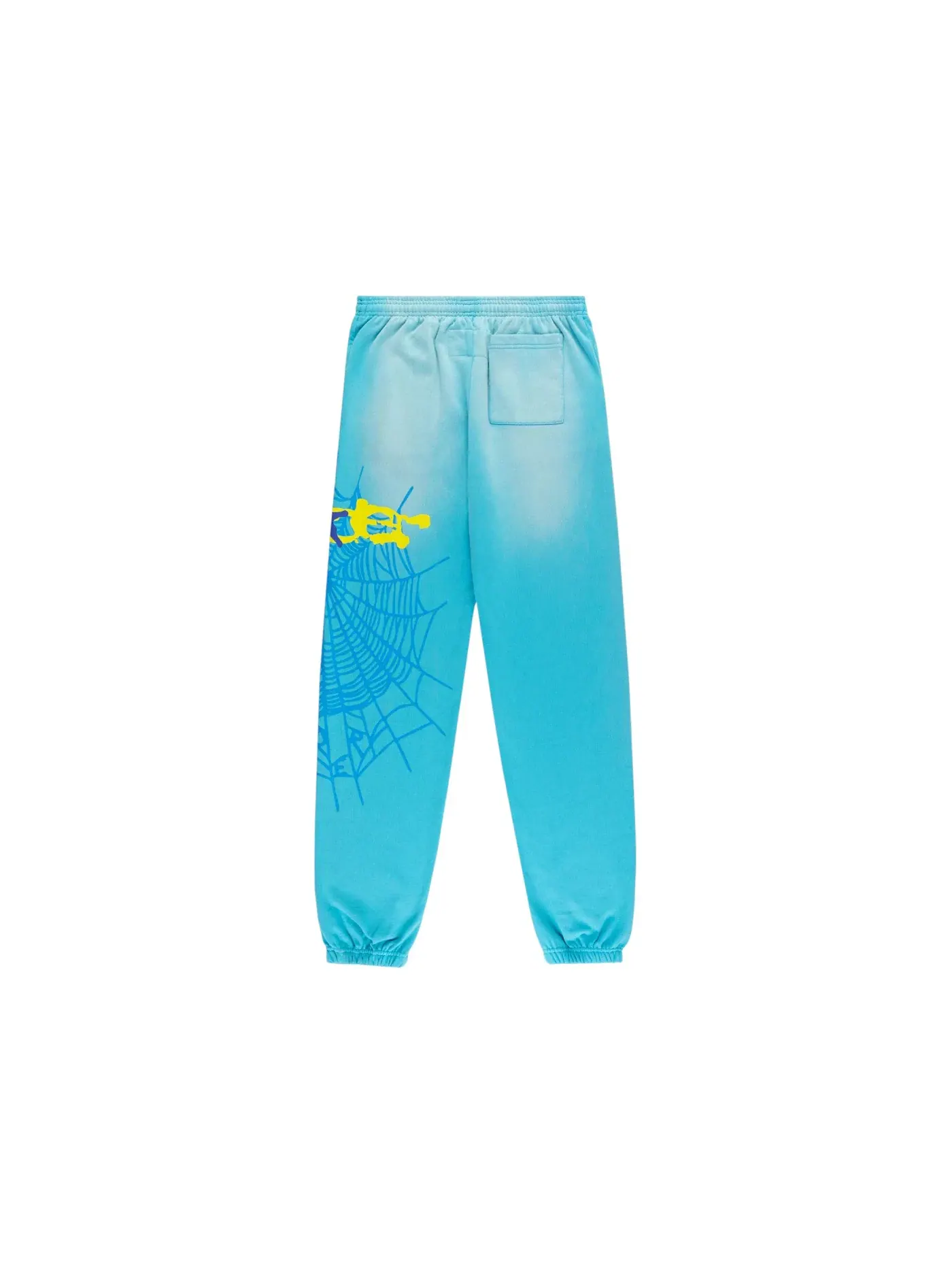 Мужские спортивные штаны с принтом Sp5der Heavy Web Sweatpant — изображение 2 из 2, голубой