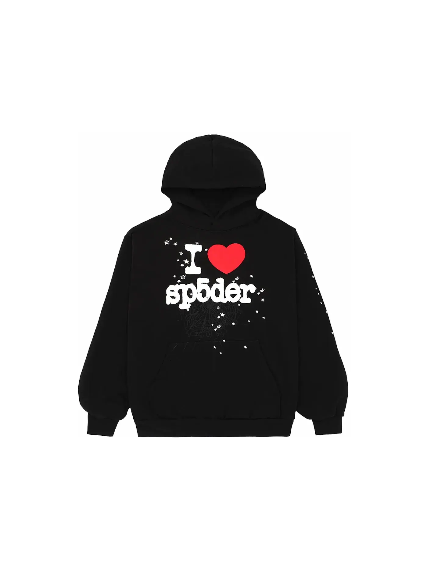 Унисекс худи с принтом Hoodie Sp5der — изображение 1 из 2, черный