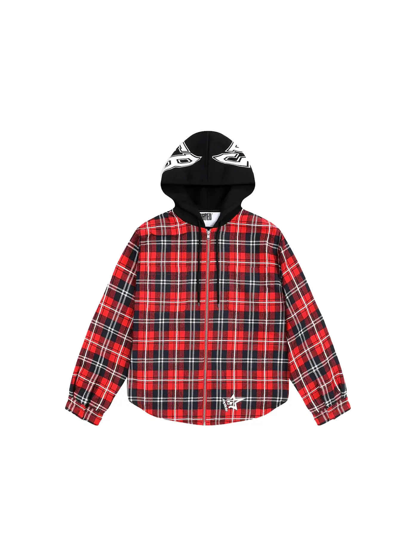 Мужская куртка-рубашка с капюшоном Jacket Sp5der — изображение 1 из 2, красный