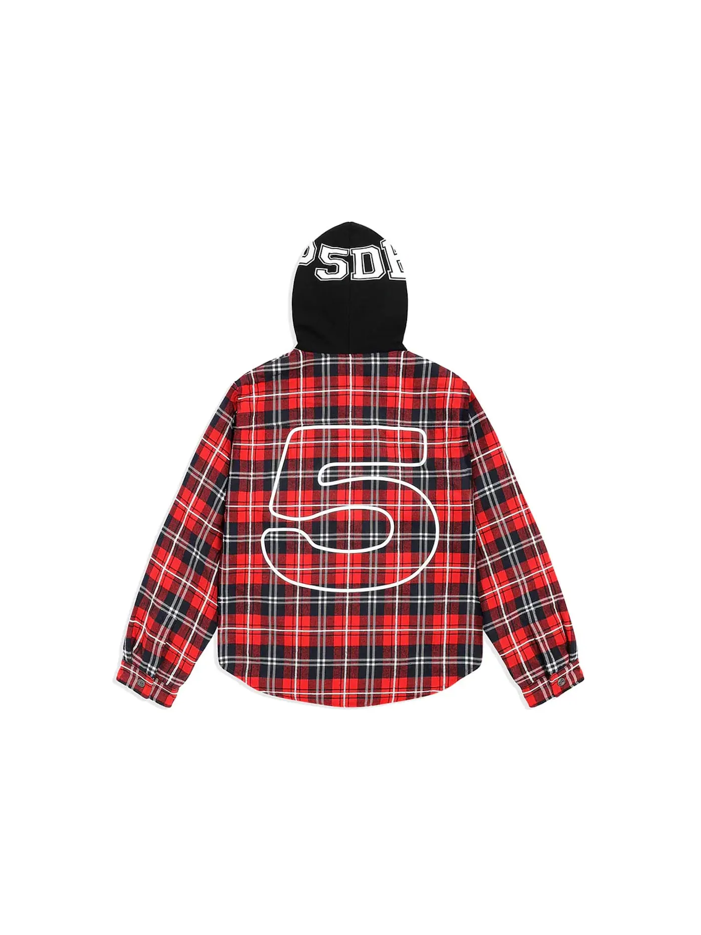 Мужская куртка-рубашка с капюшоном Jacket Sp5der — изображение 2 из 2, красный