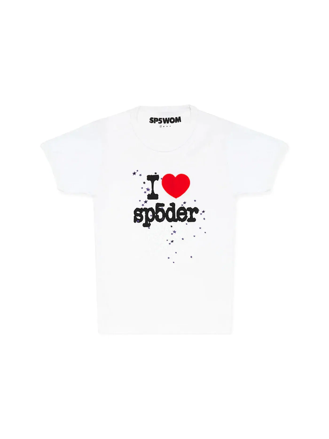 Детская футболка с принтом Sp5der I Heart Sp5der Tee — изображение 1 из 1, белый