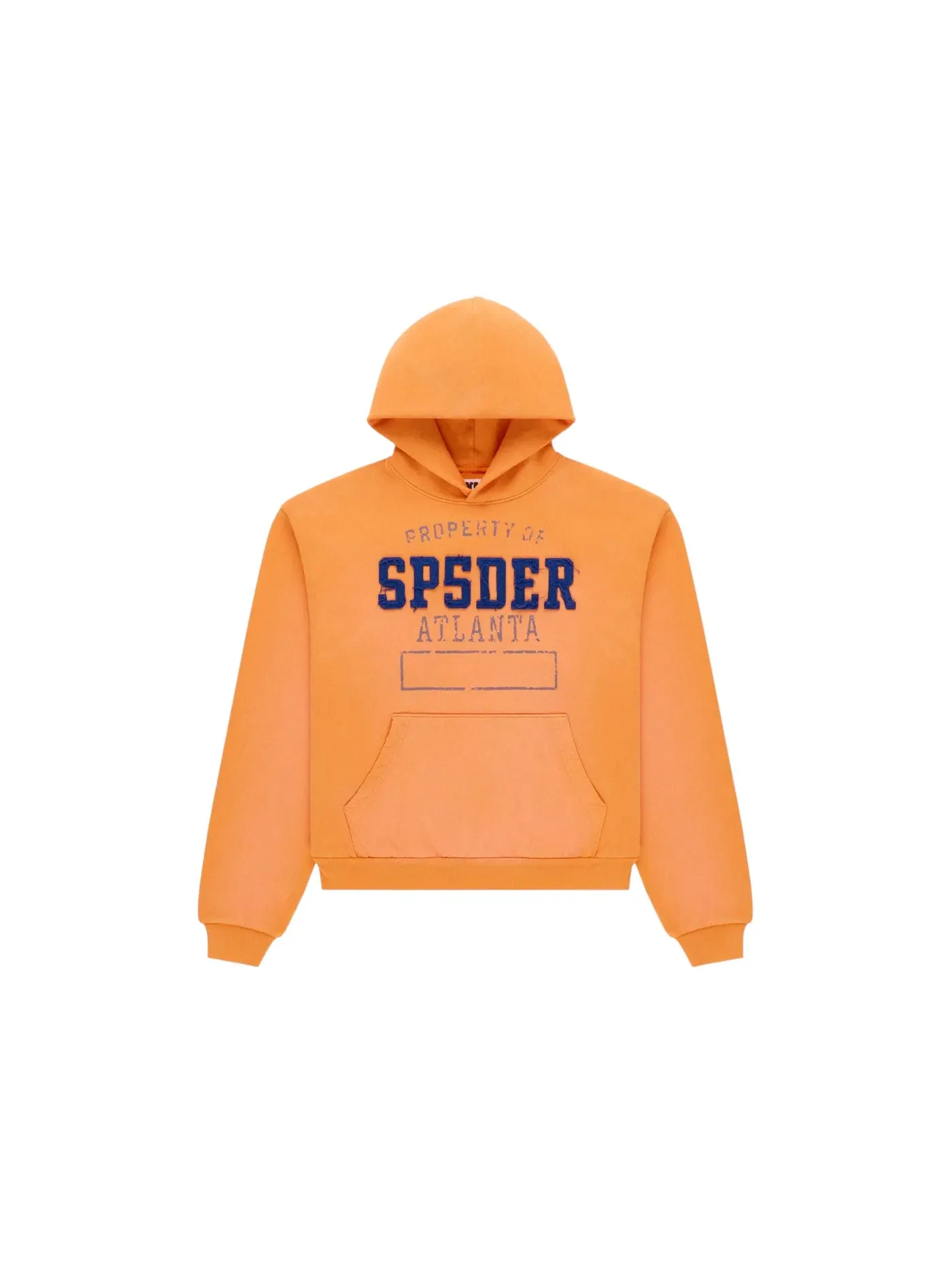 Мужской худи с принтом Sp5der Issue 404 Hoodie Sp5der — изображение 1 из 2, оранжевый