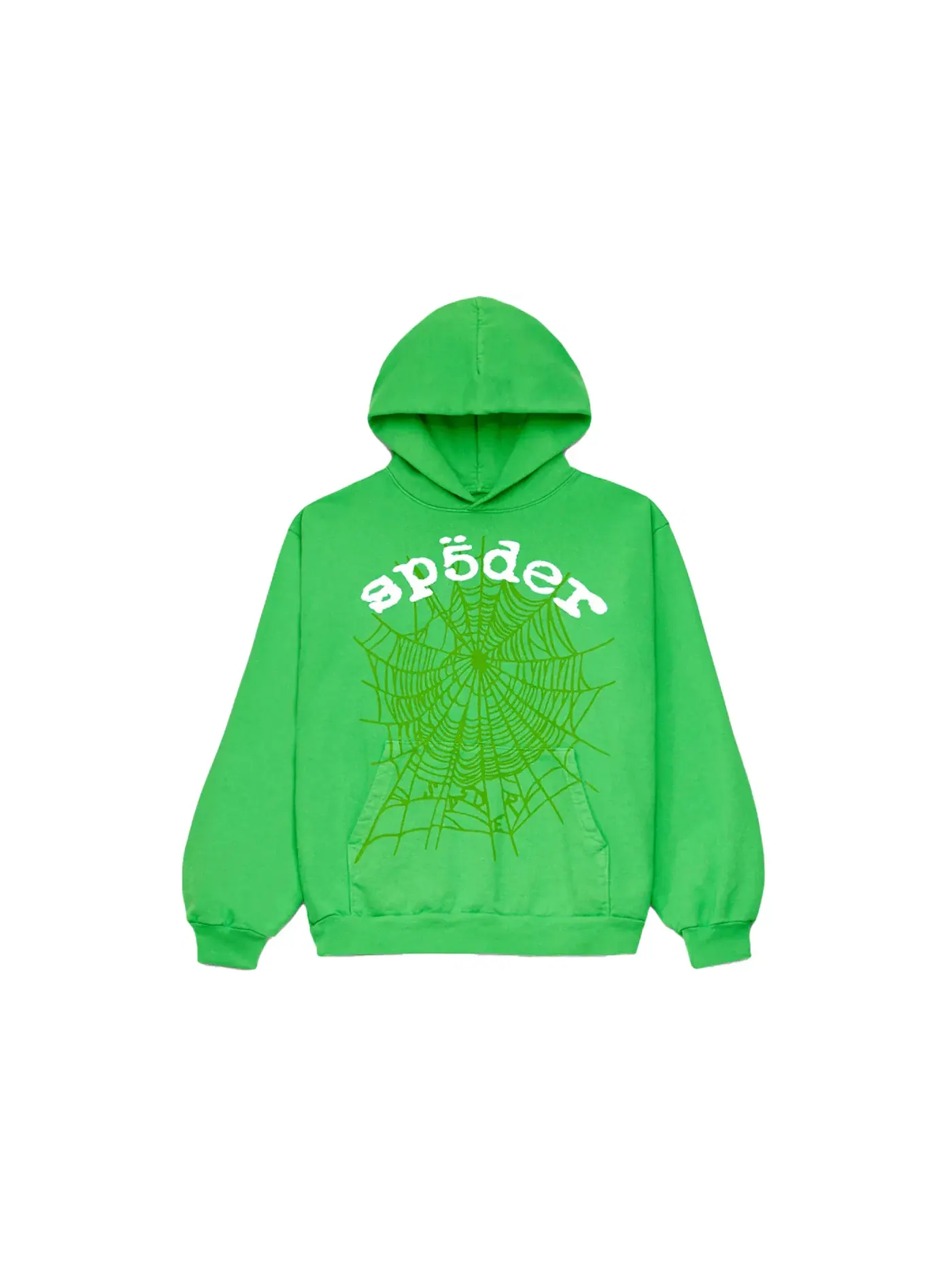 Мужская худи Sp5der Legacy Hoodie — изображение 1 из 2, зеленый